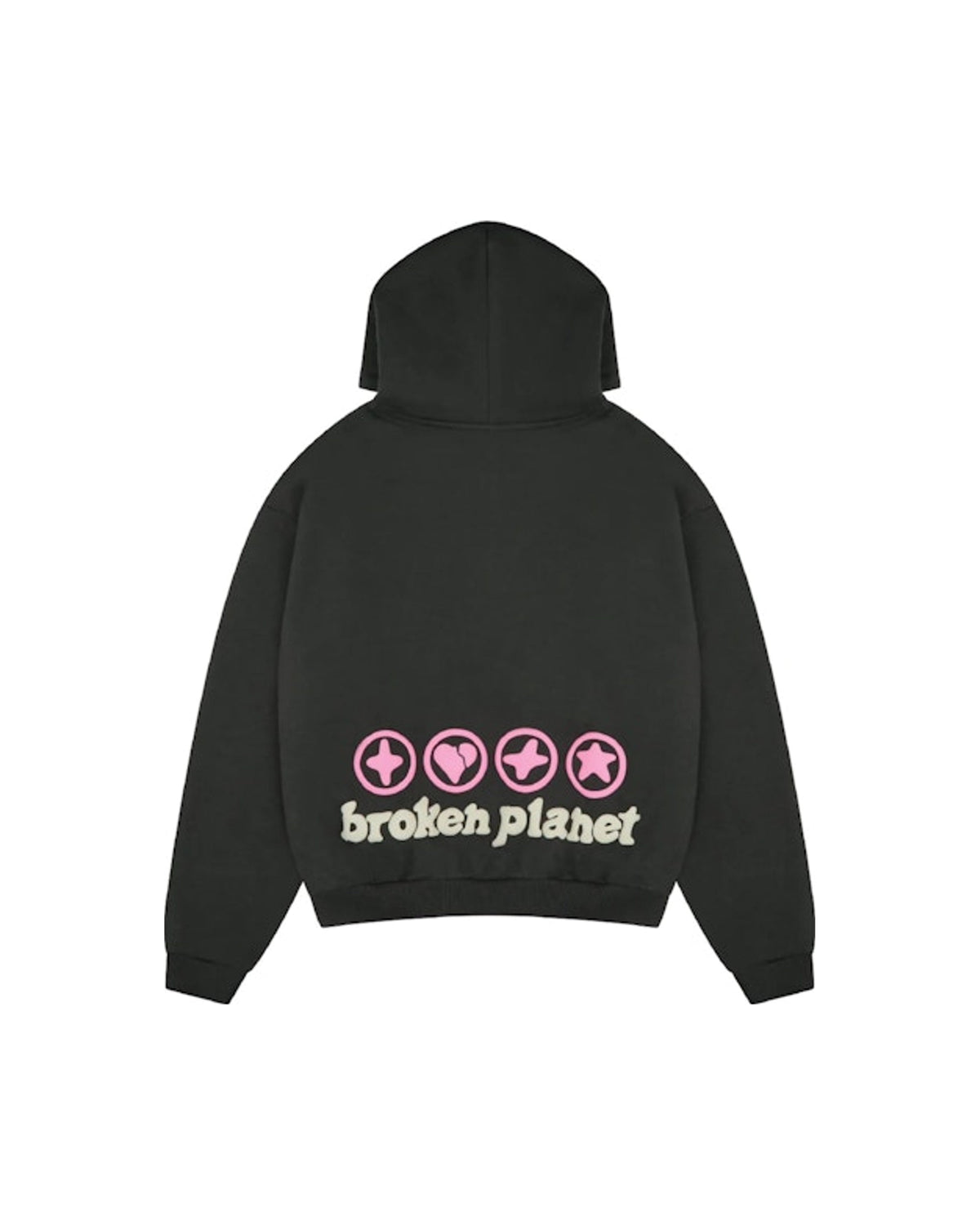 Broken Planet Hearts Are Made To Be Broken Hoodie (SS25) Soot Black