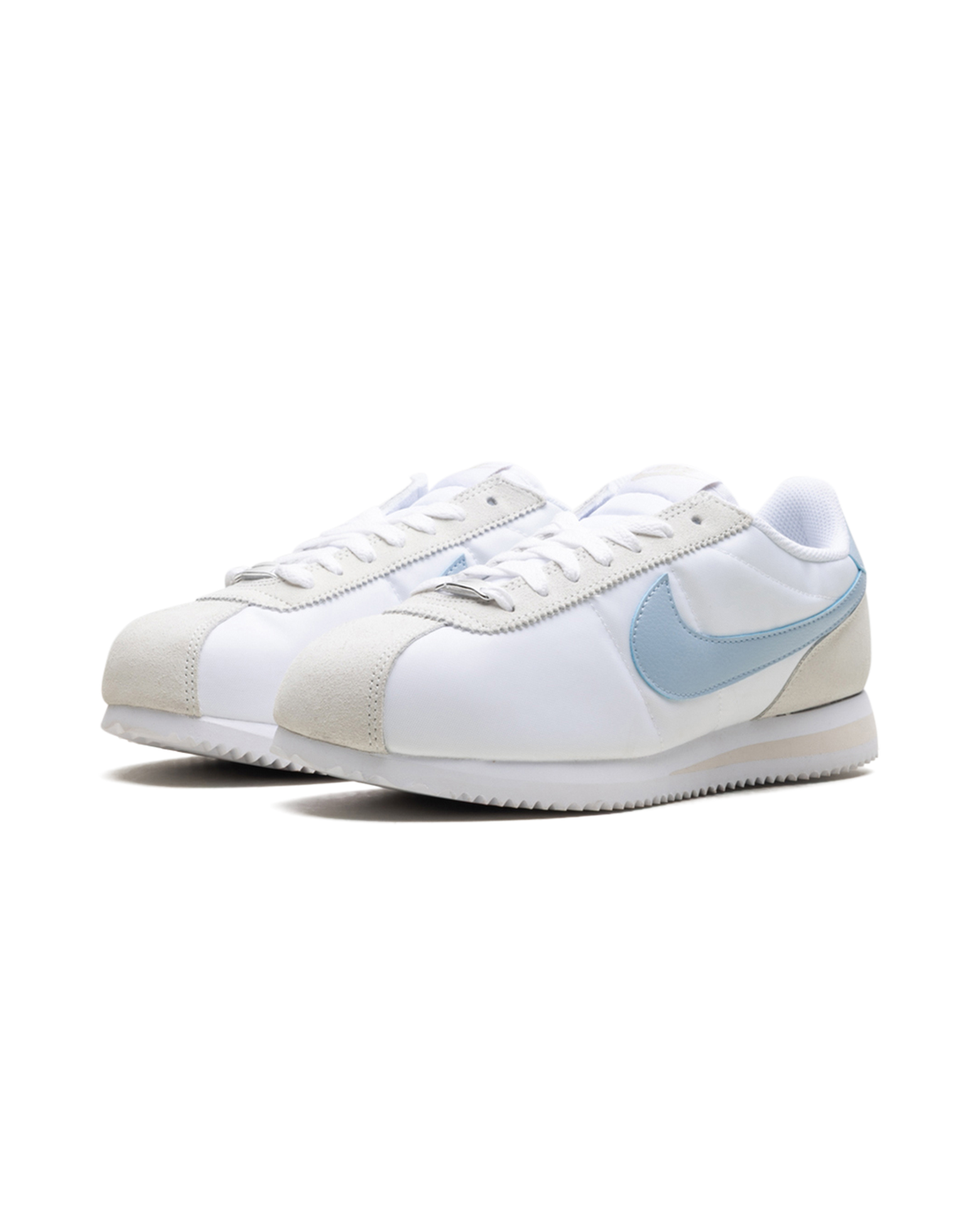 Nike Cortez Textile White Light Orewood Brown Summit White Light Armory Blue (Women's)