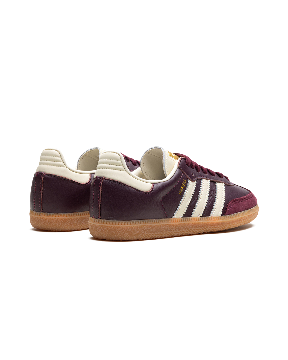adidas Samba OG Maroon Gold Metallic (Women's)