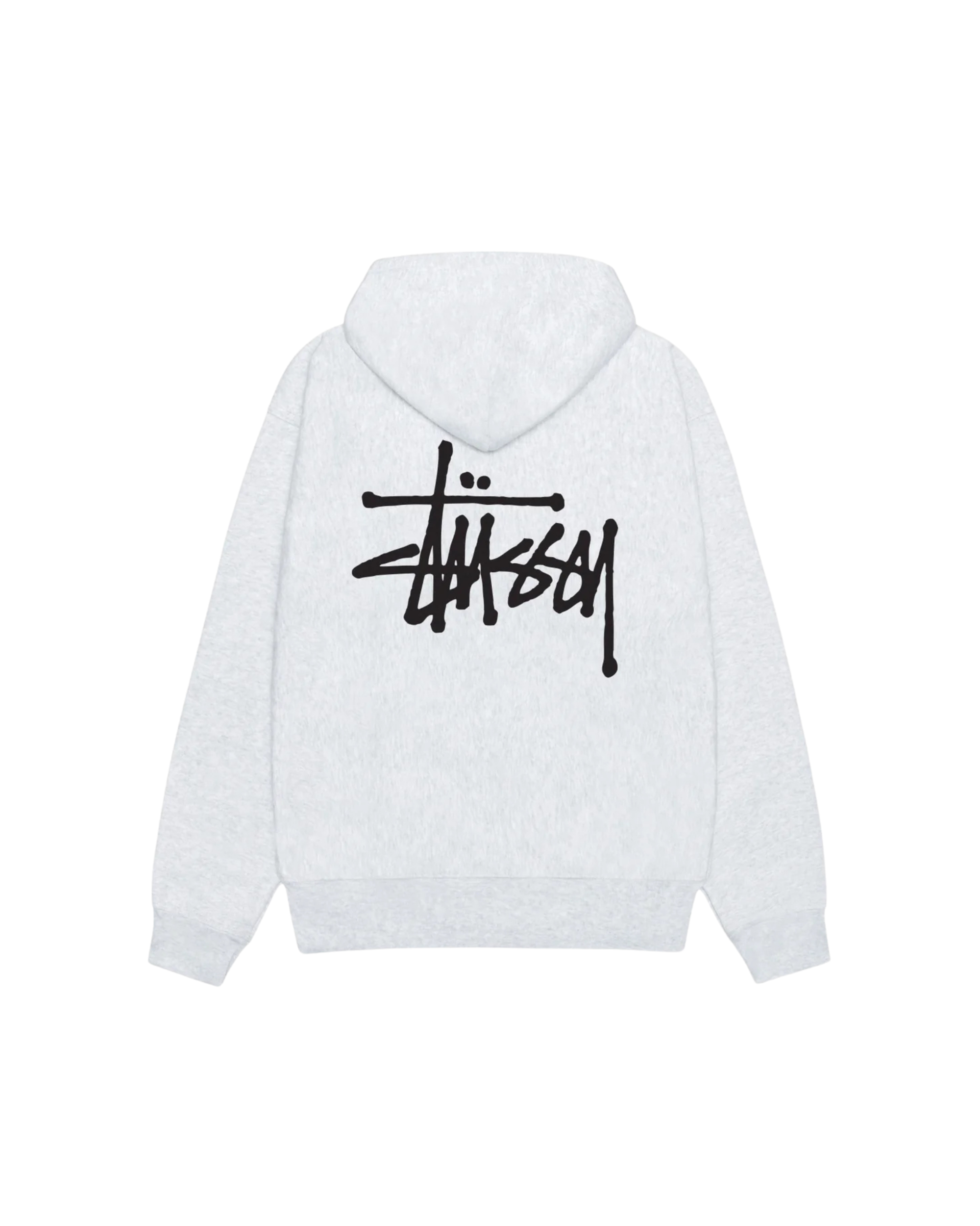 Stussy Basic Hoodie Ash Heather