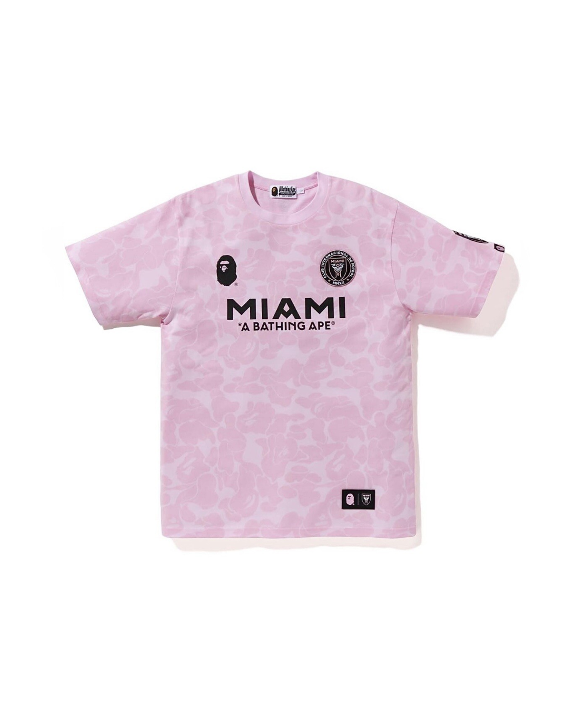BAPE x Inter Miami CF Camo Tee Pink