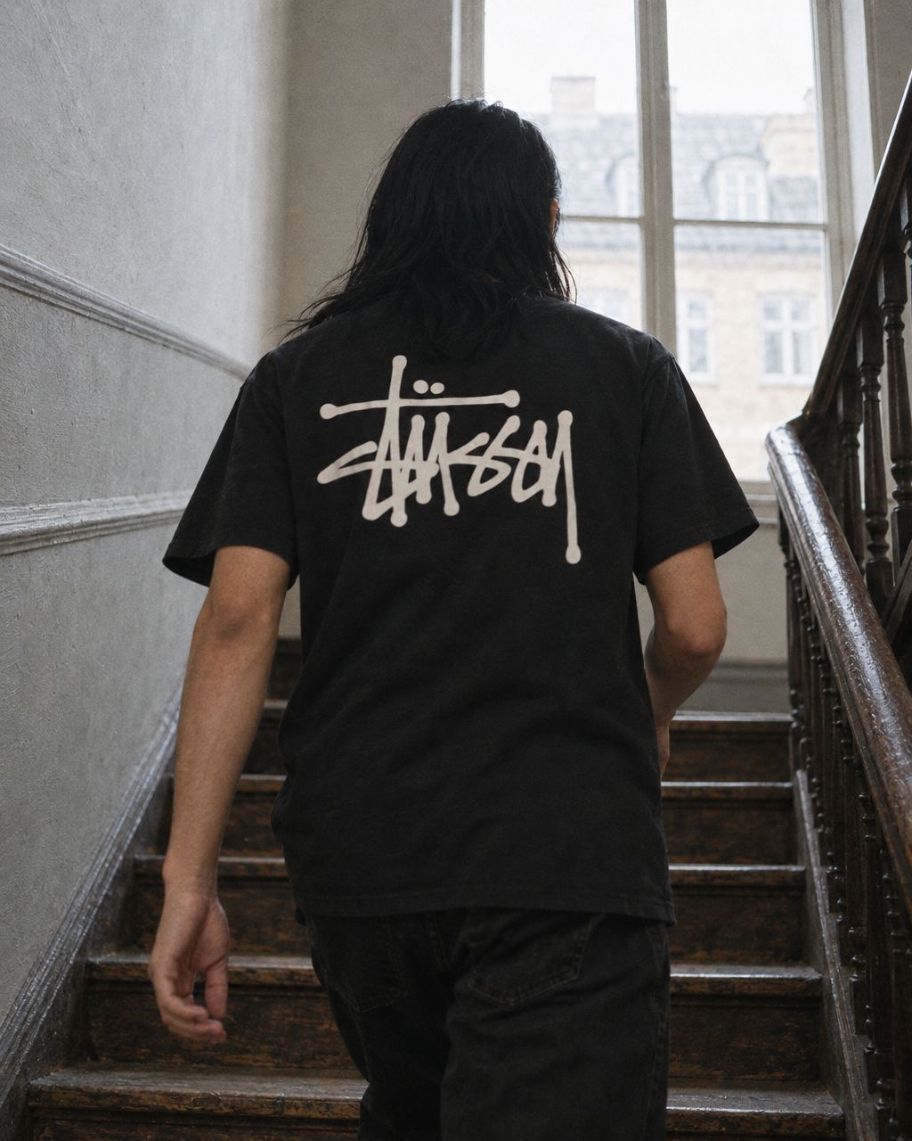 Stussy Basic Tee Black - detalje