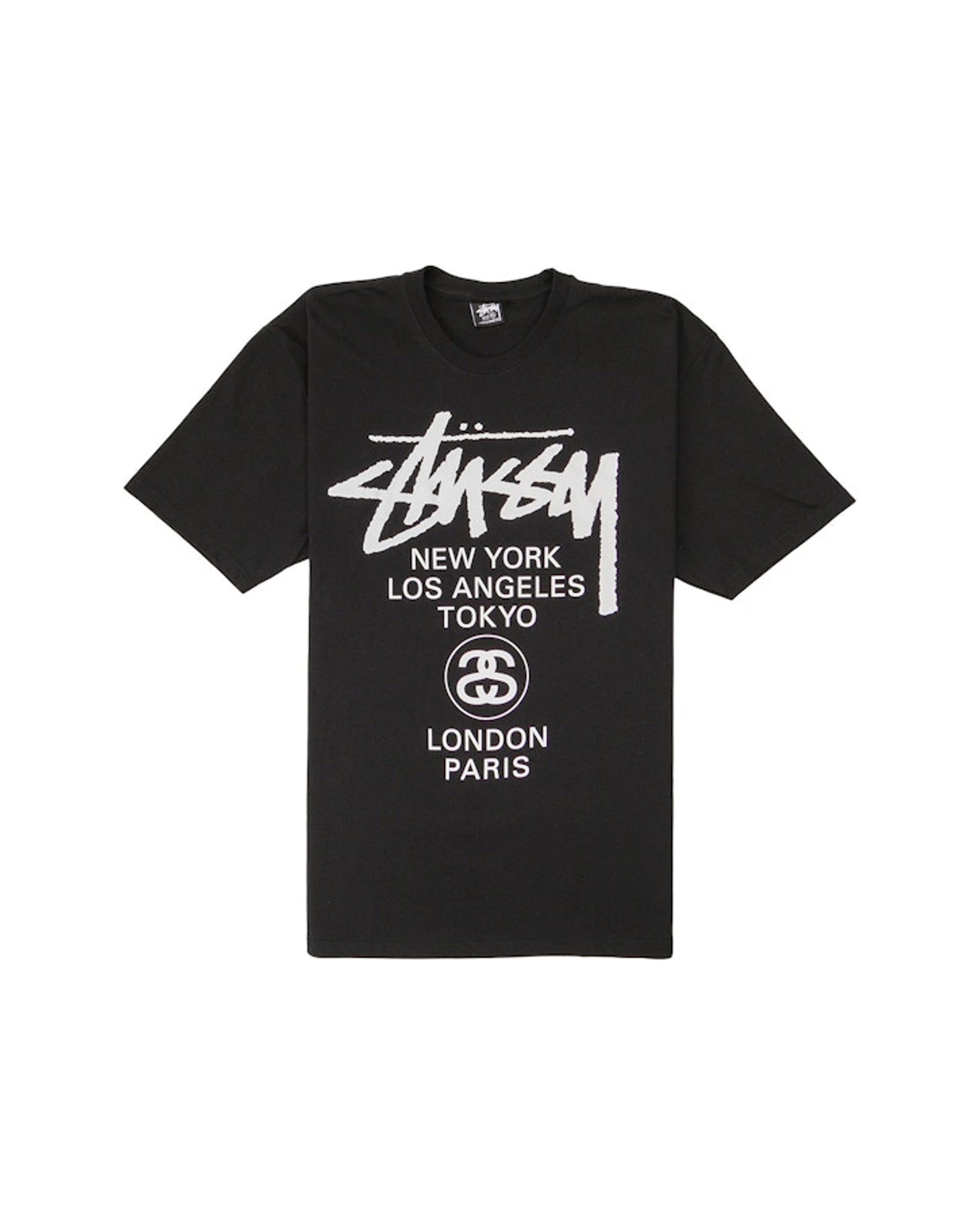 Stussy World Tour Tee Black