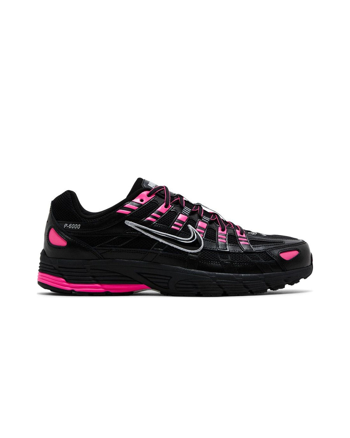 Nike P-6000 Pink Blast Metallic Silver Black