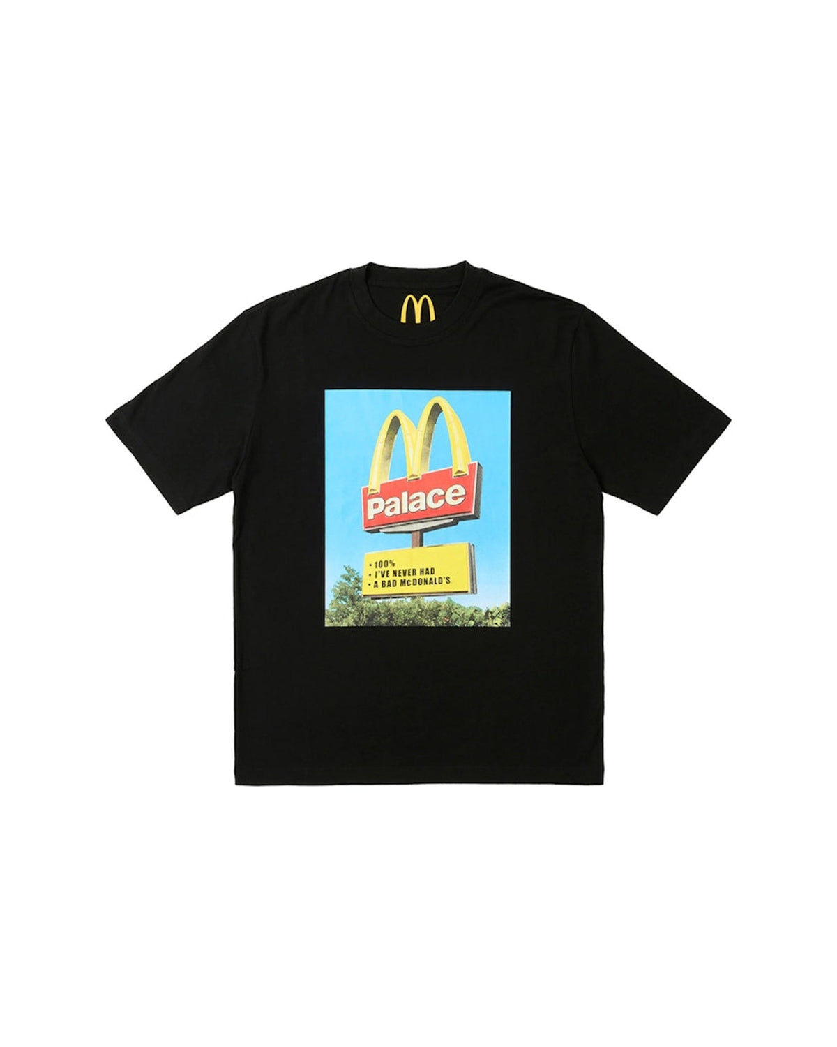 Palace x McDonald's Sign T-shirt Black