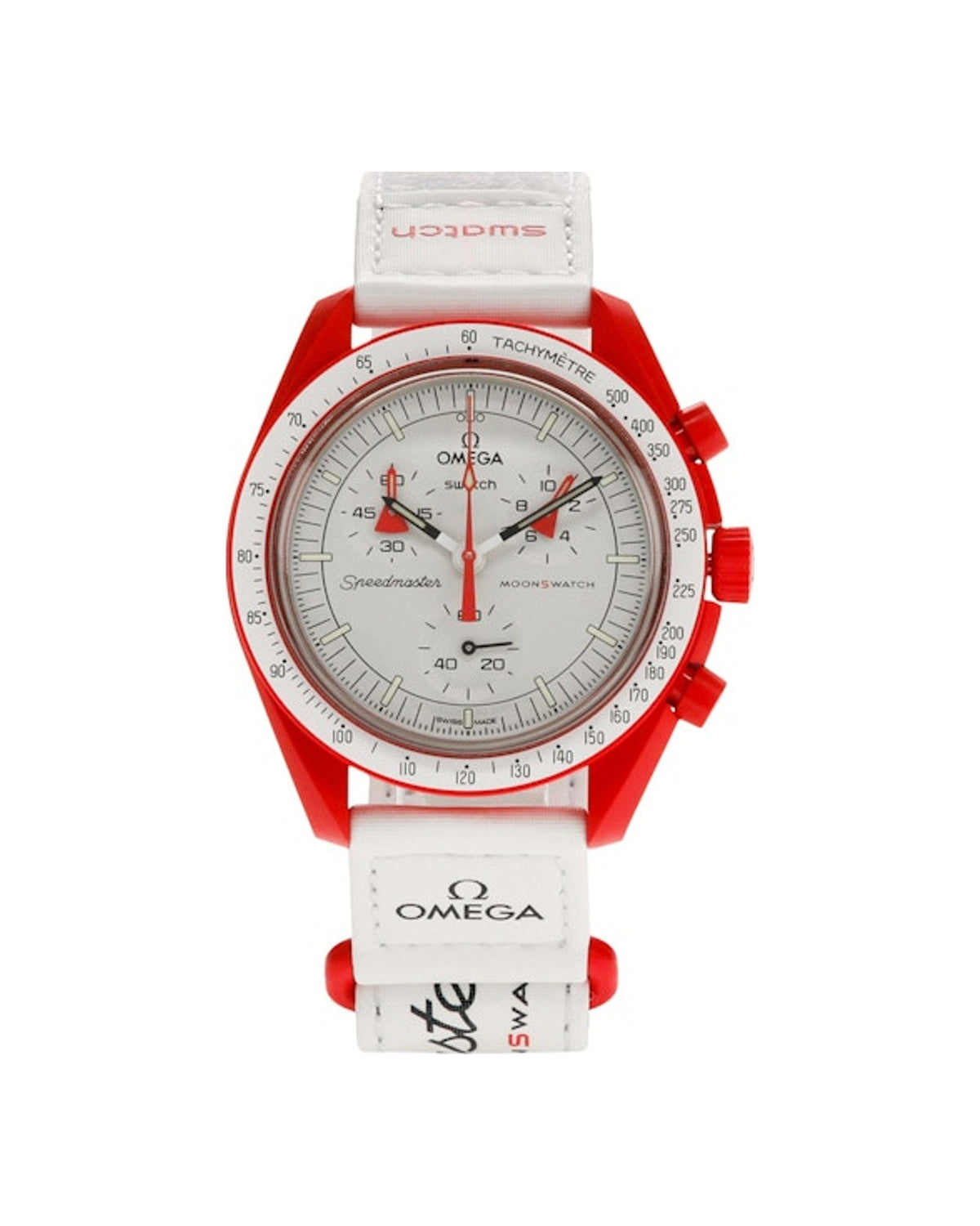 Swatch x Omega Bioceramic Moonswatch Mission to Mars SO33R100