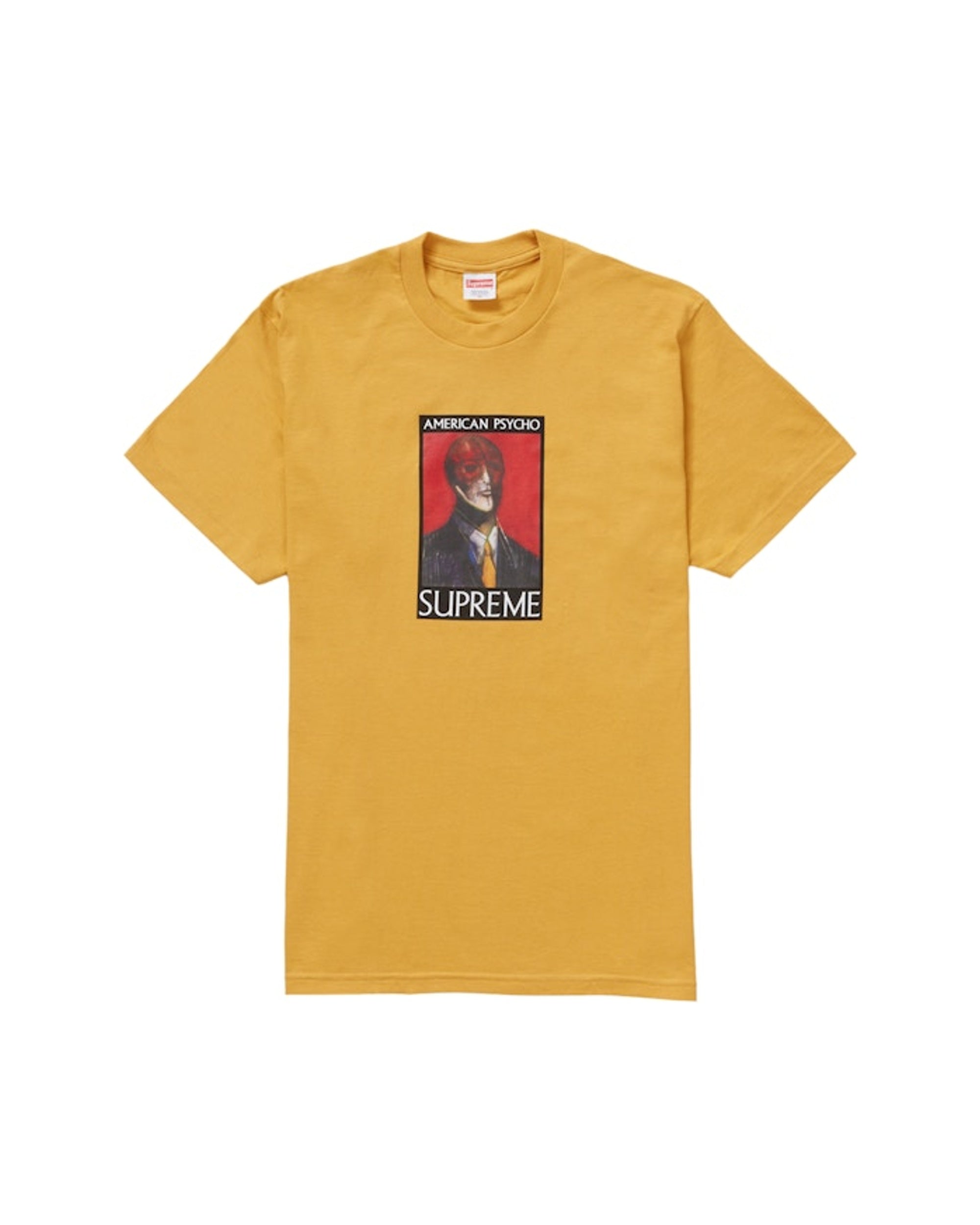 Supreme American Psycho Tee Mustard