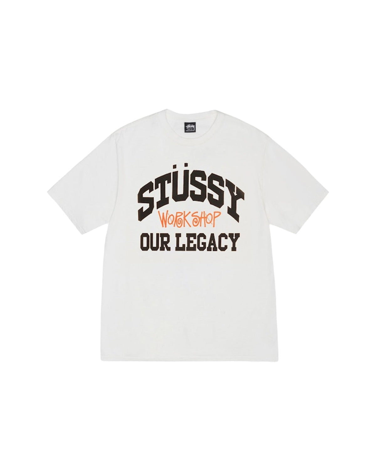 Stussy x Our Legacy Work Shop Collegiate Pigment Dyed Tee Natural