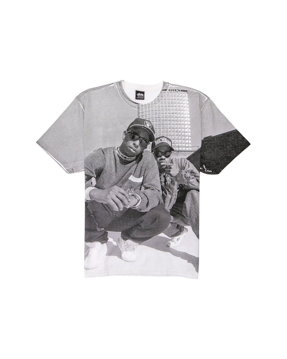 Stussy Gang Starr Tee Multicolor/White