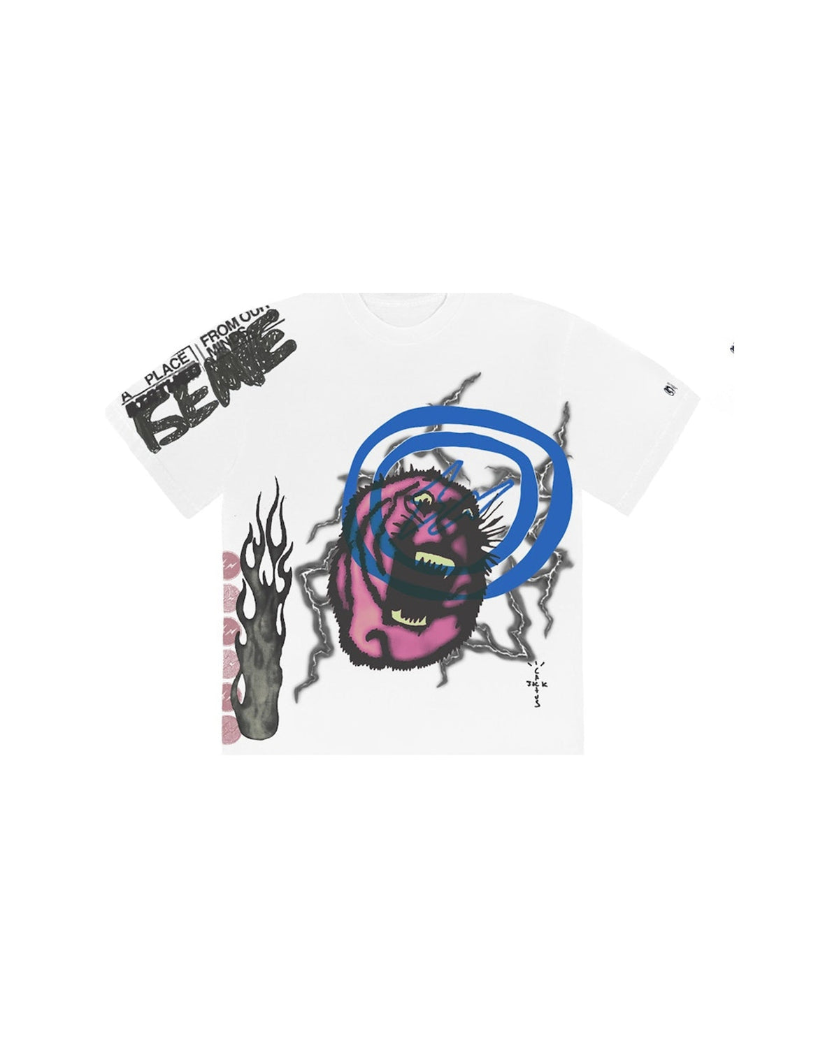 Travis Scott Cactus Jack For Fragment Sunrise Tee White