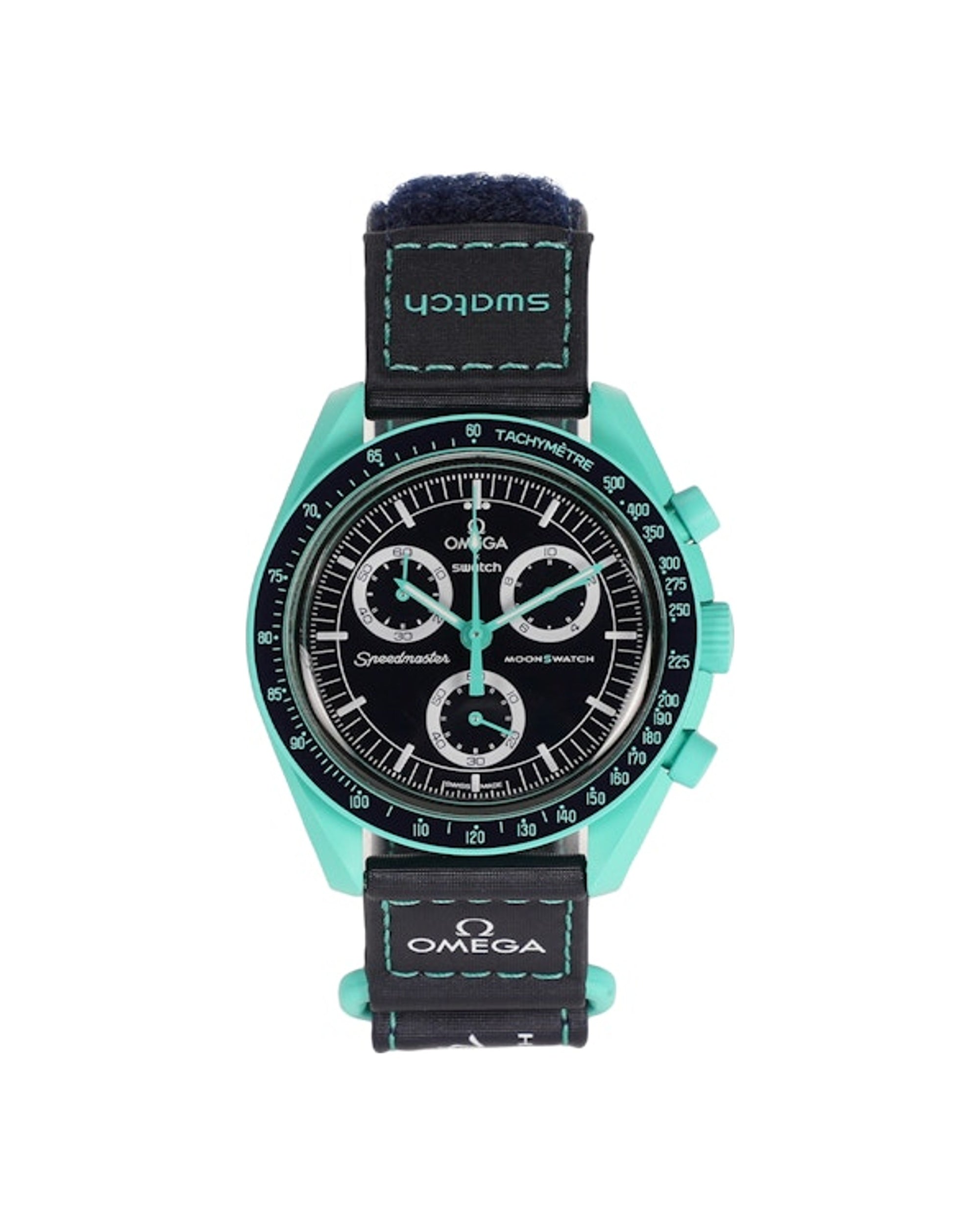 Swatch x Omega Bioceramic Moonswatch Mission On Earth Polar Lights SO33L103