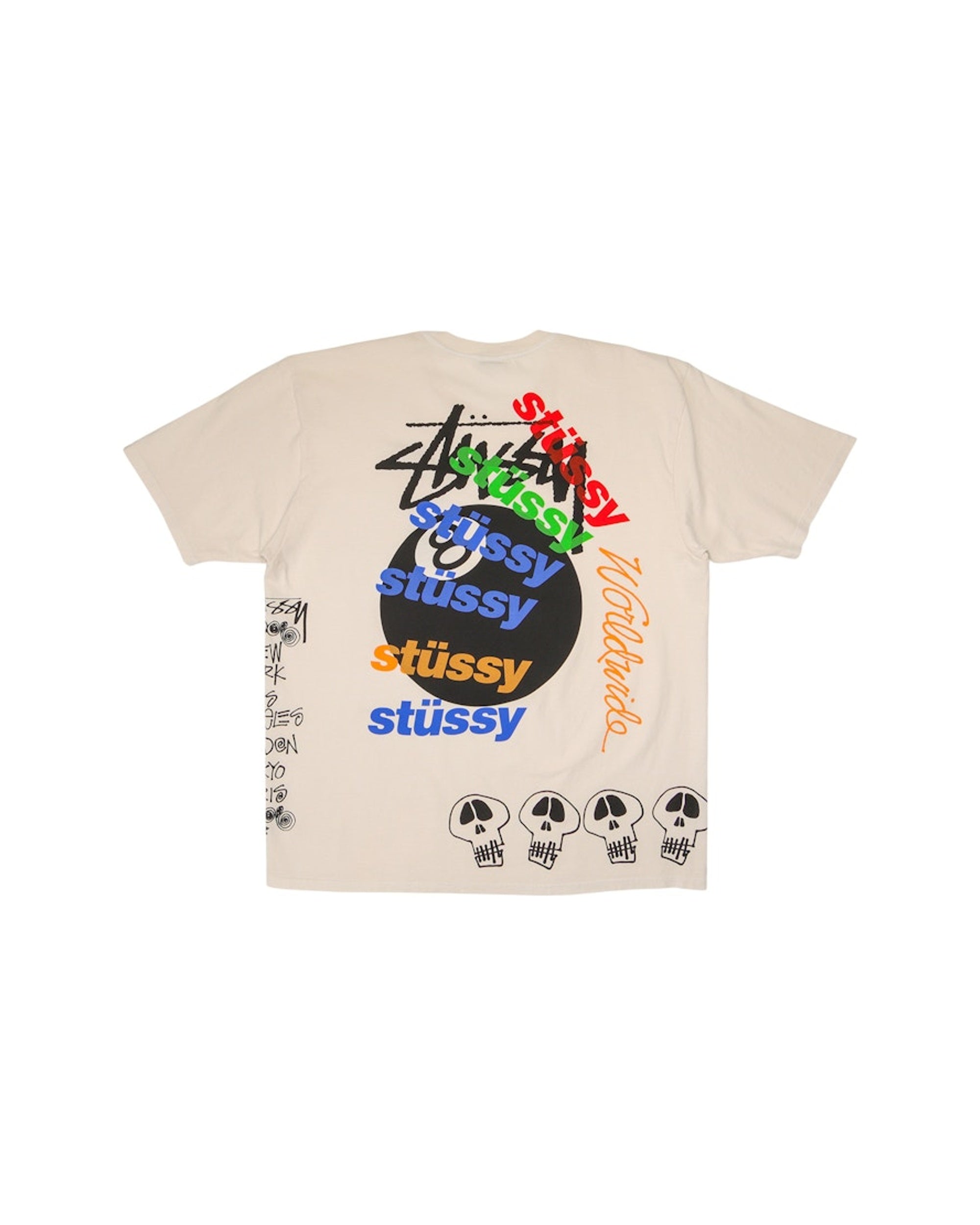 Stussy Test Strike Pigment Dyed Tee Natural