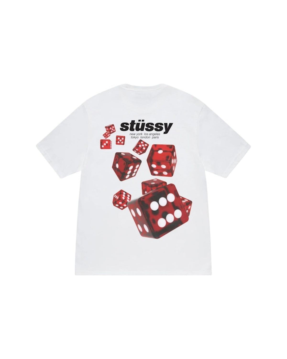 Stussy Rollers Tee White