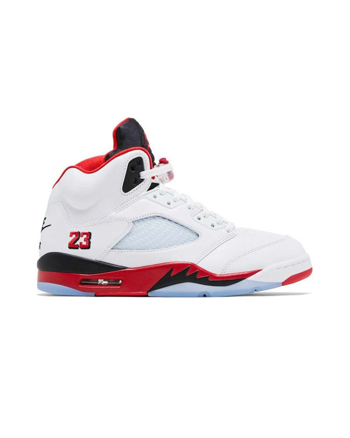 Jordan 5 Retro Fire Red Black Tongue (2025)