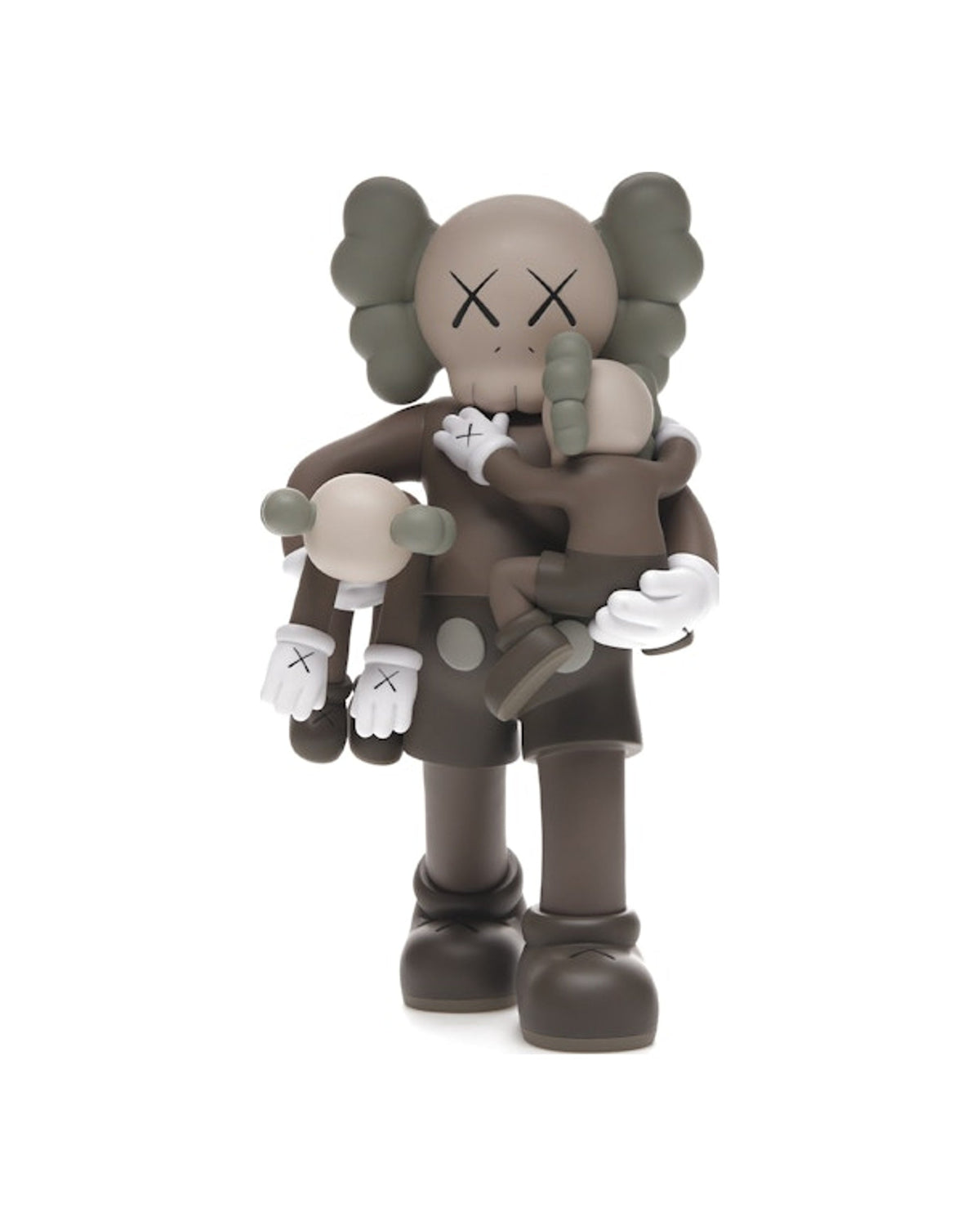 KAWS Clean Slate Vinyl Figure Brown