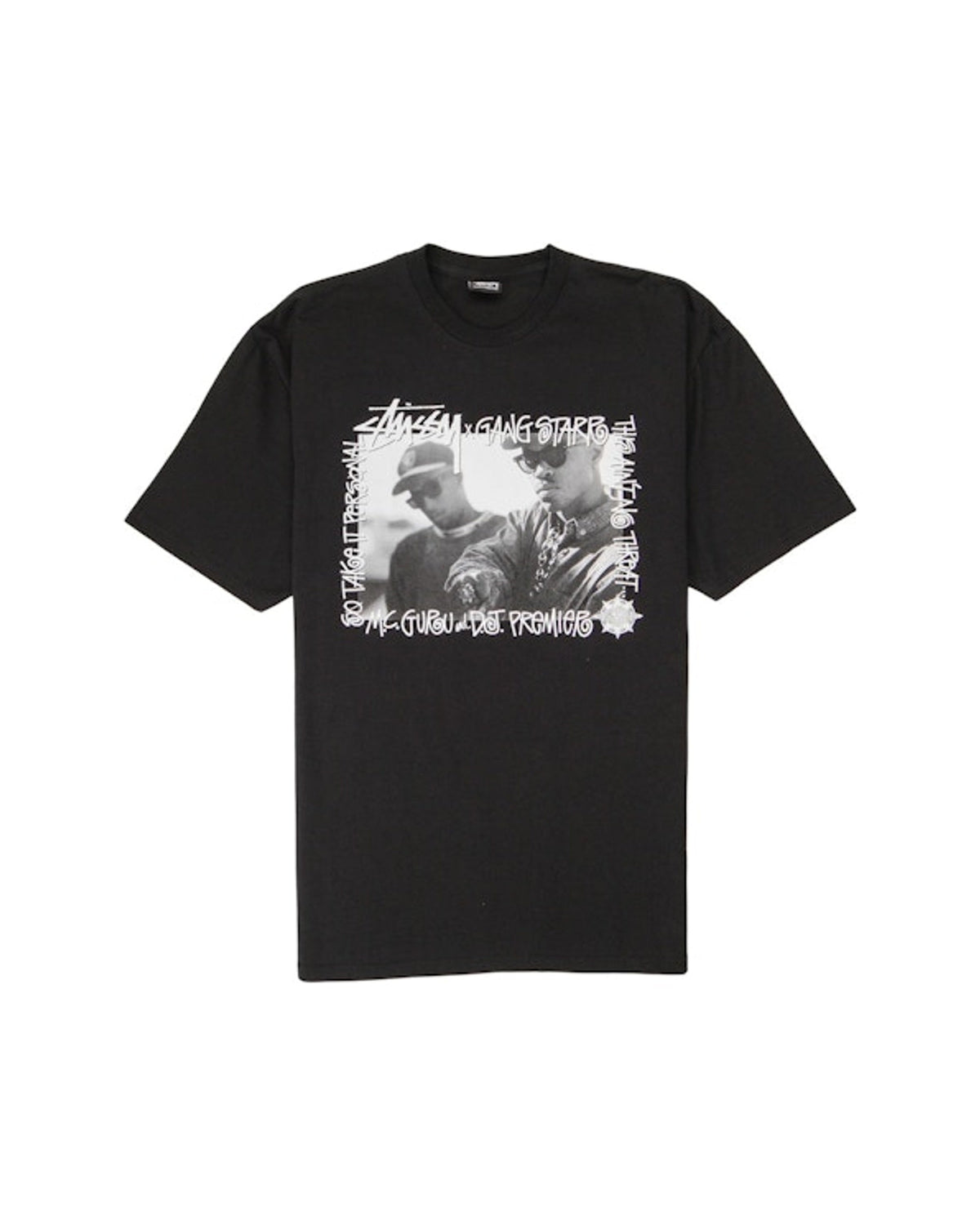 Stussy Gang Starr Take It Personal Tee Black