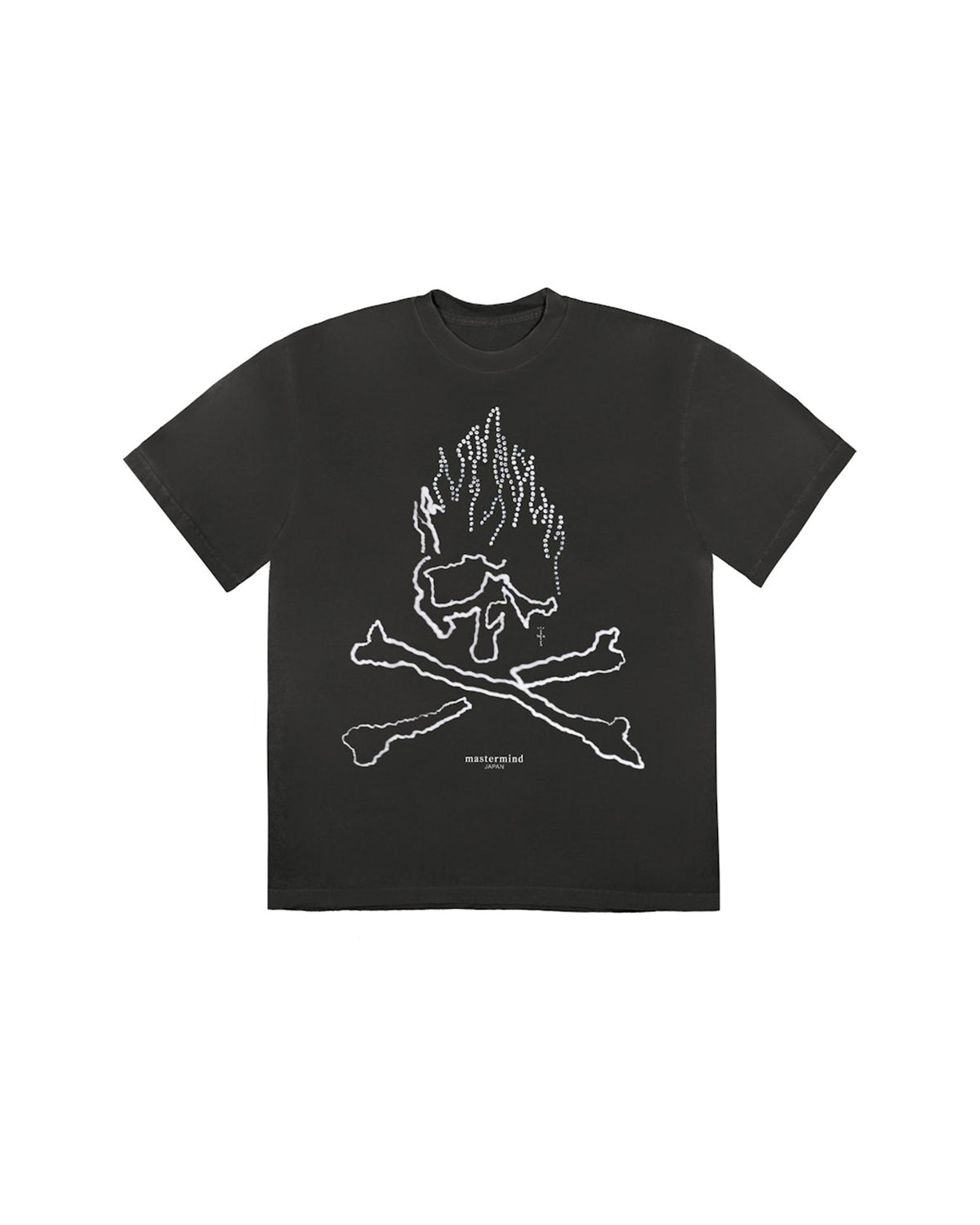 Travis Scott Cactus Jack For Mastermind Skull T-shirt Black