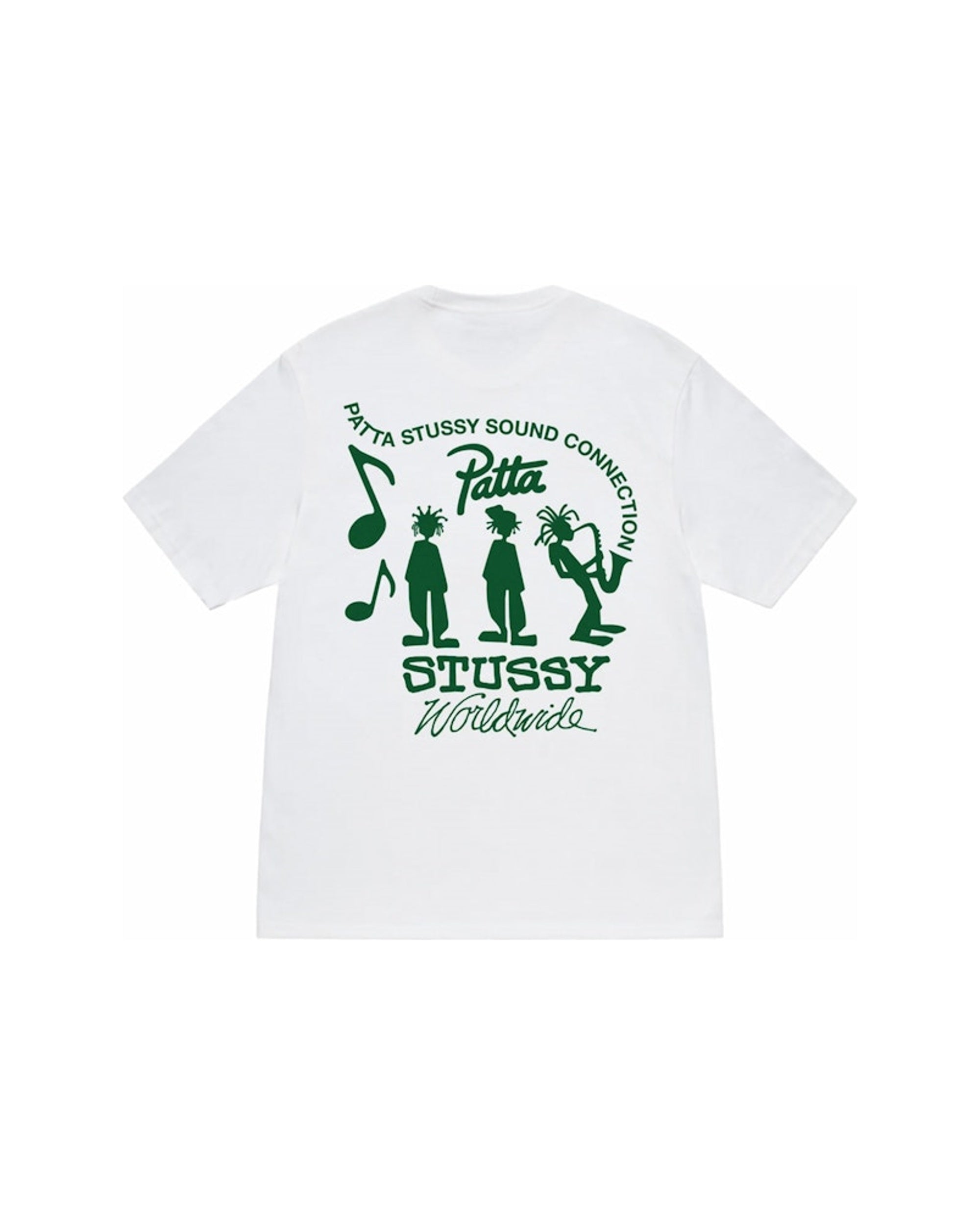 Stussy x Patta Sound Connection Tee White
