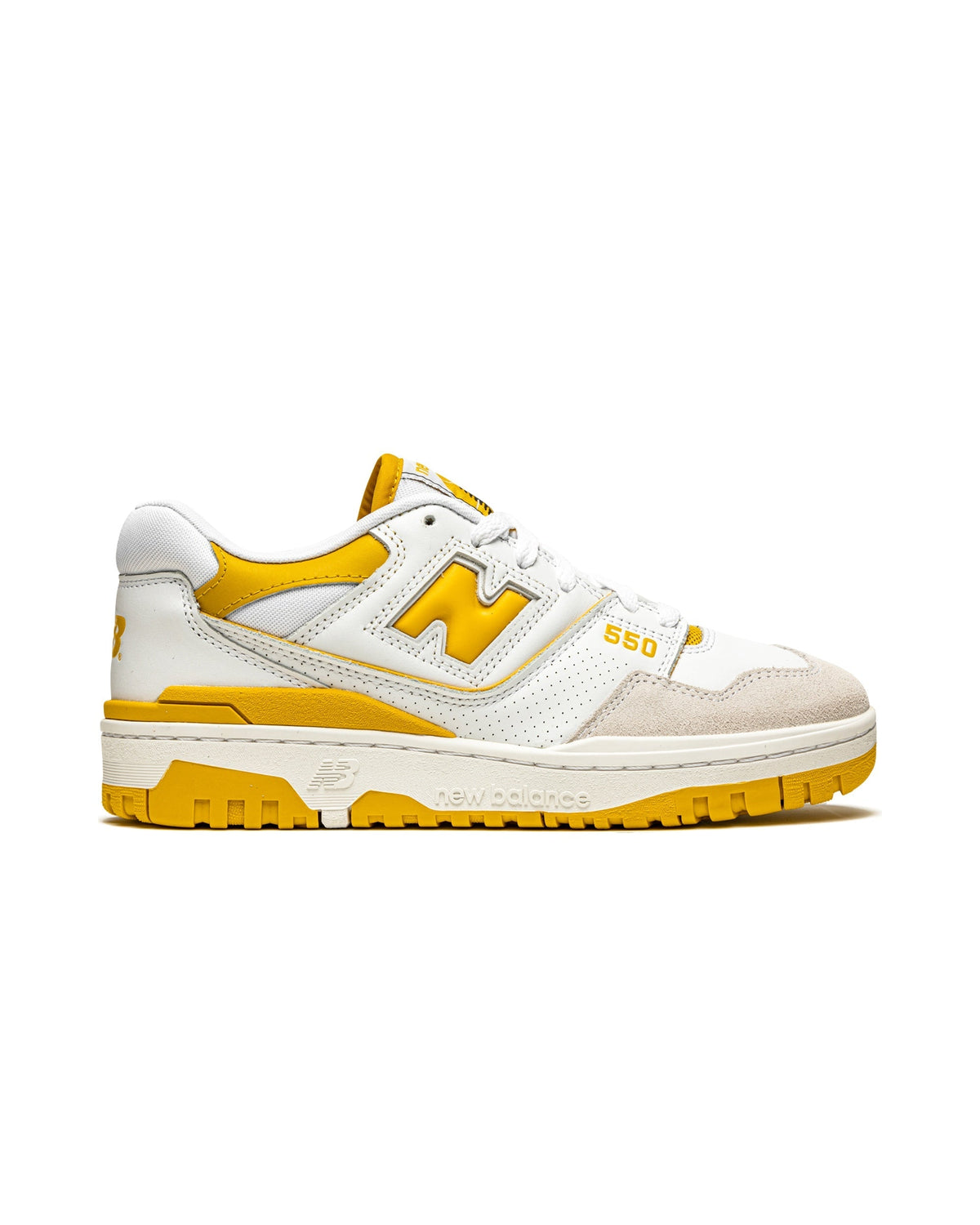 New Balance 550 Sea Salt Varsity Gold