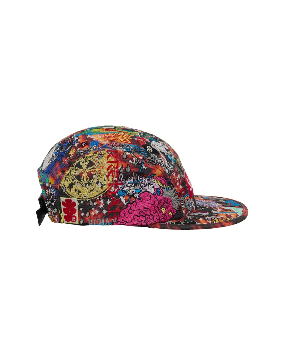 Supreme AOI Embroidered Camp Cap Red