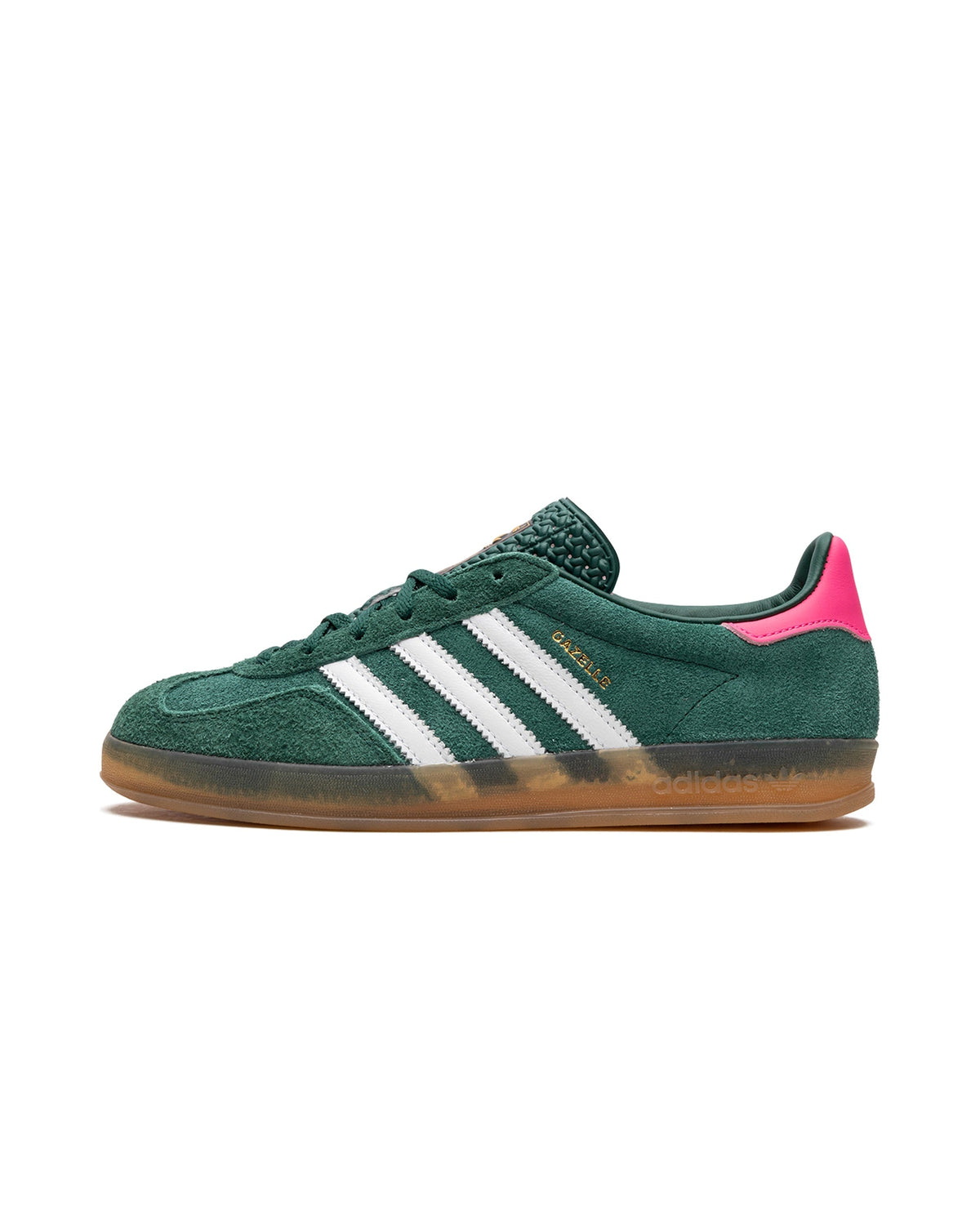 adidas Gazelle Indoor Collegiate Green Lucid Pink (Women's)