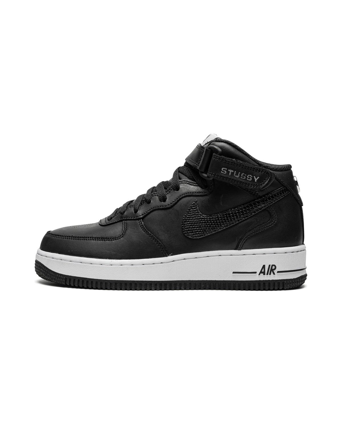 Nike Air Force 1 Mid Stussy Black White
