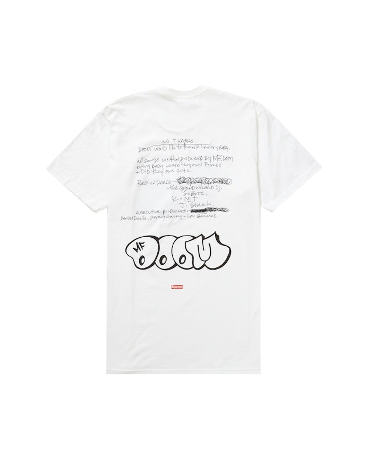 Supreme MF DOOM Tee White