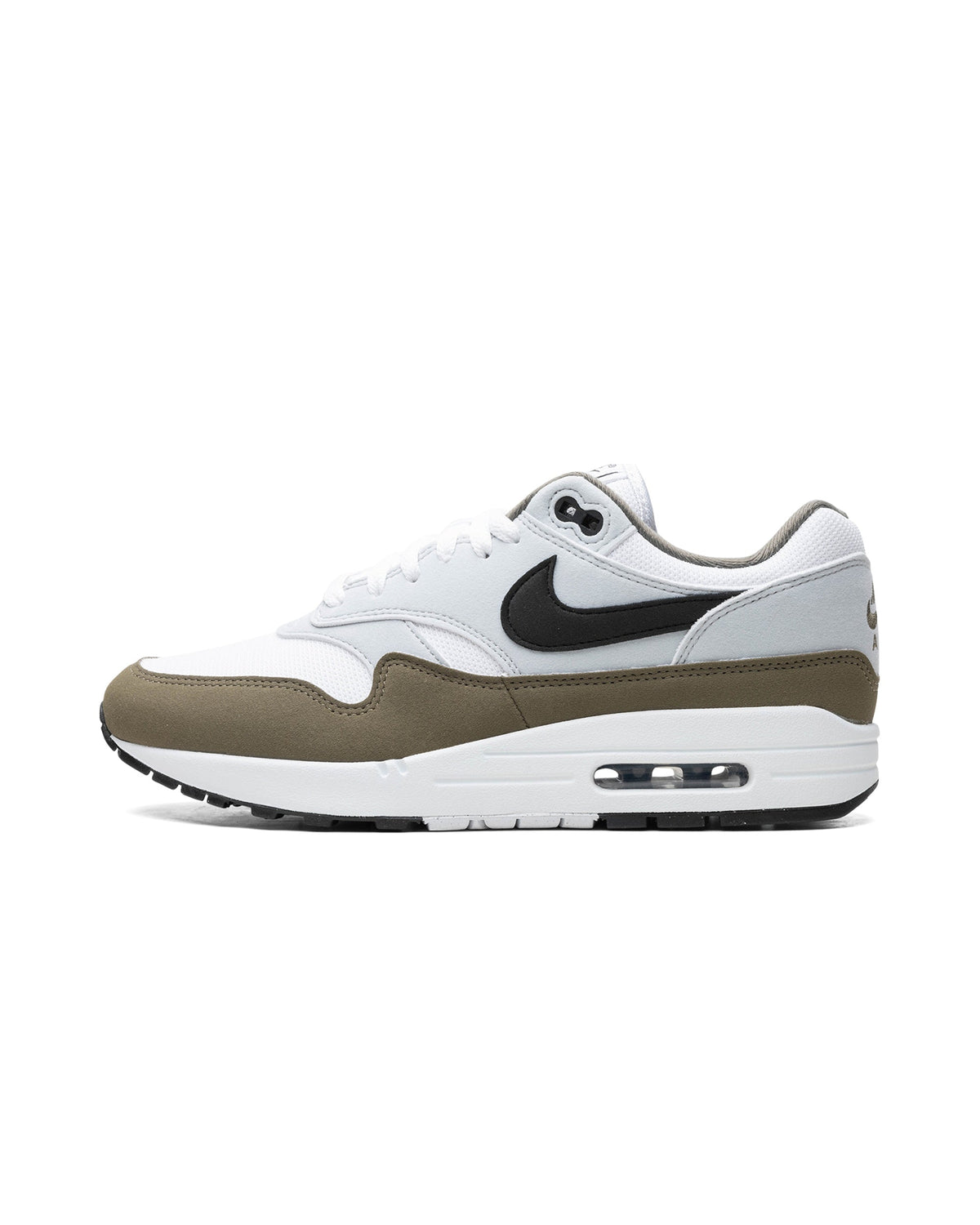 Nike Air Max 1 White Black Medium Olive