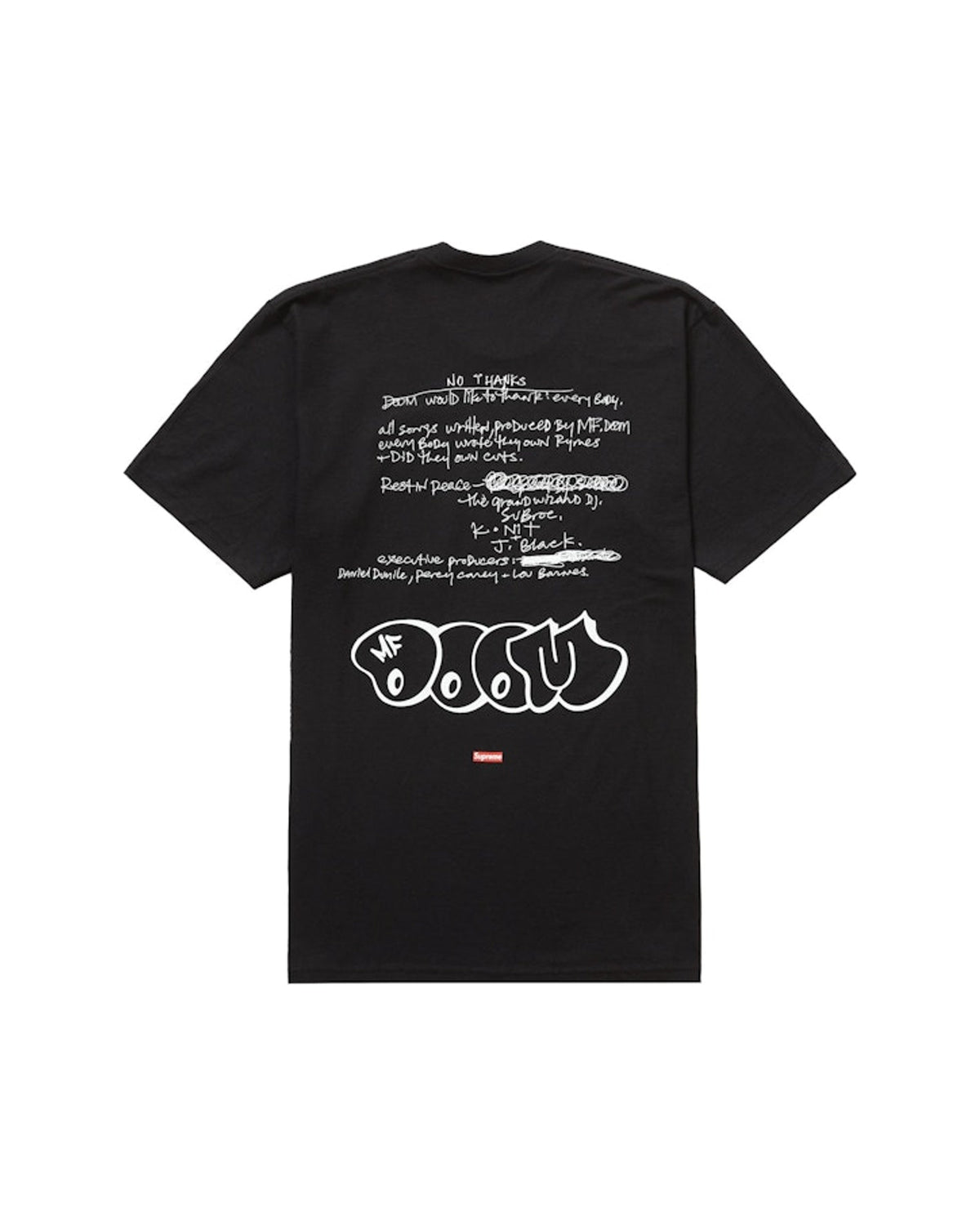 Supreme MF DOOM Tee Black
