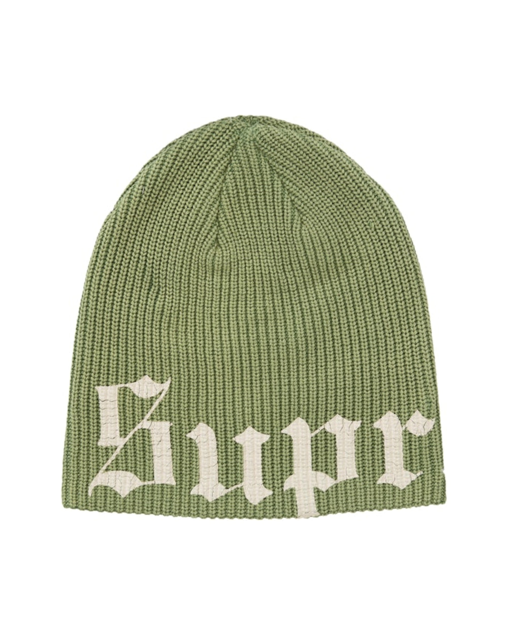 Supreme Old English Printed Beanie Green