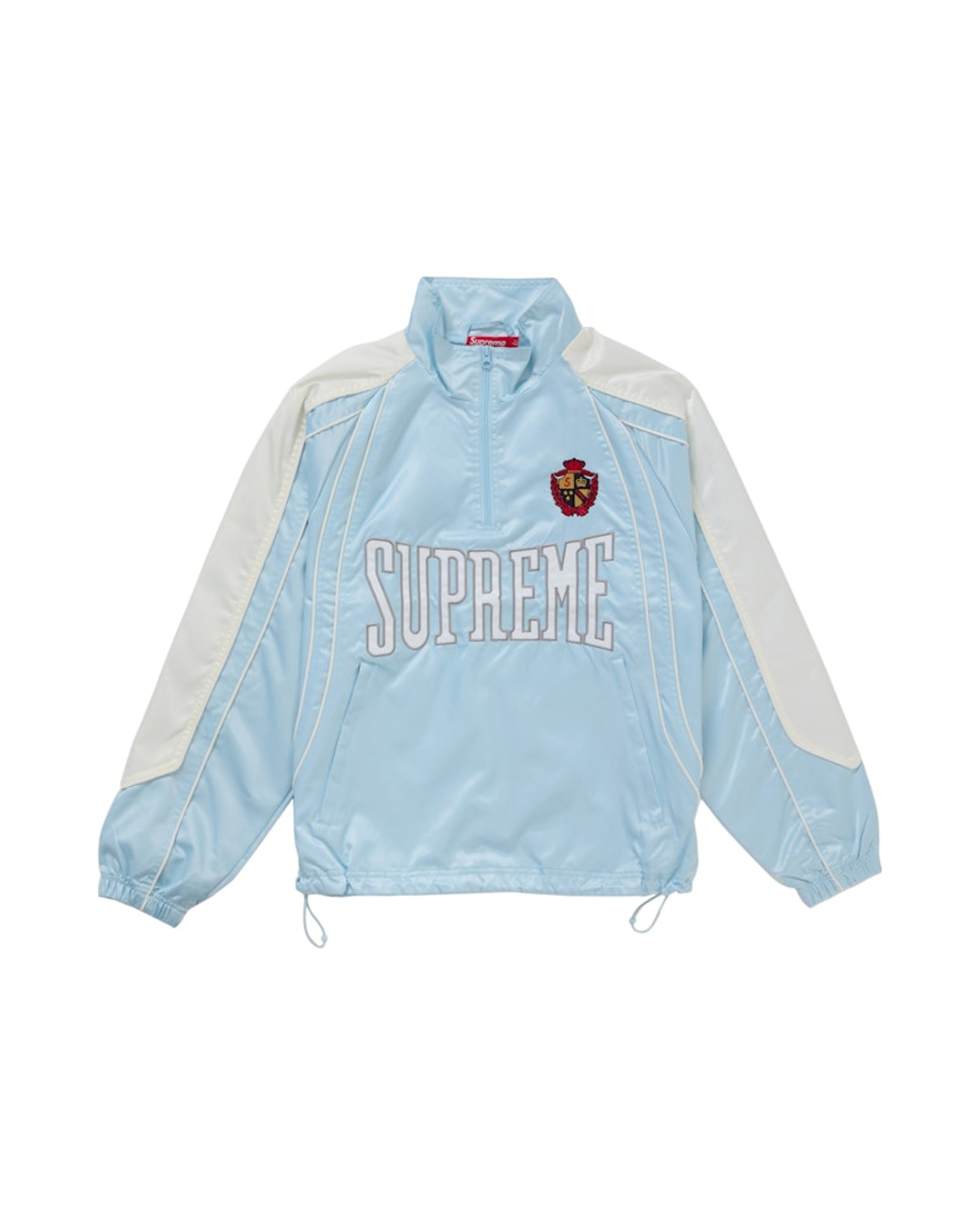 Supreme Satin Piping Jacket Light Blue
