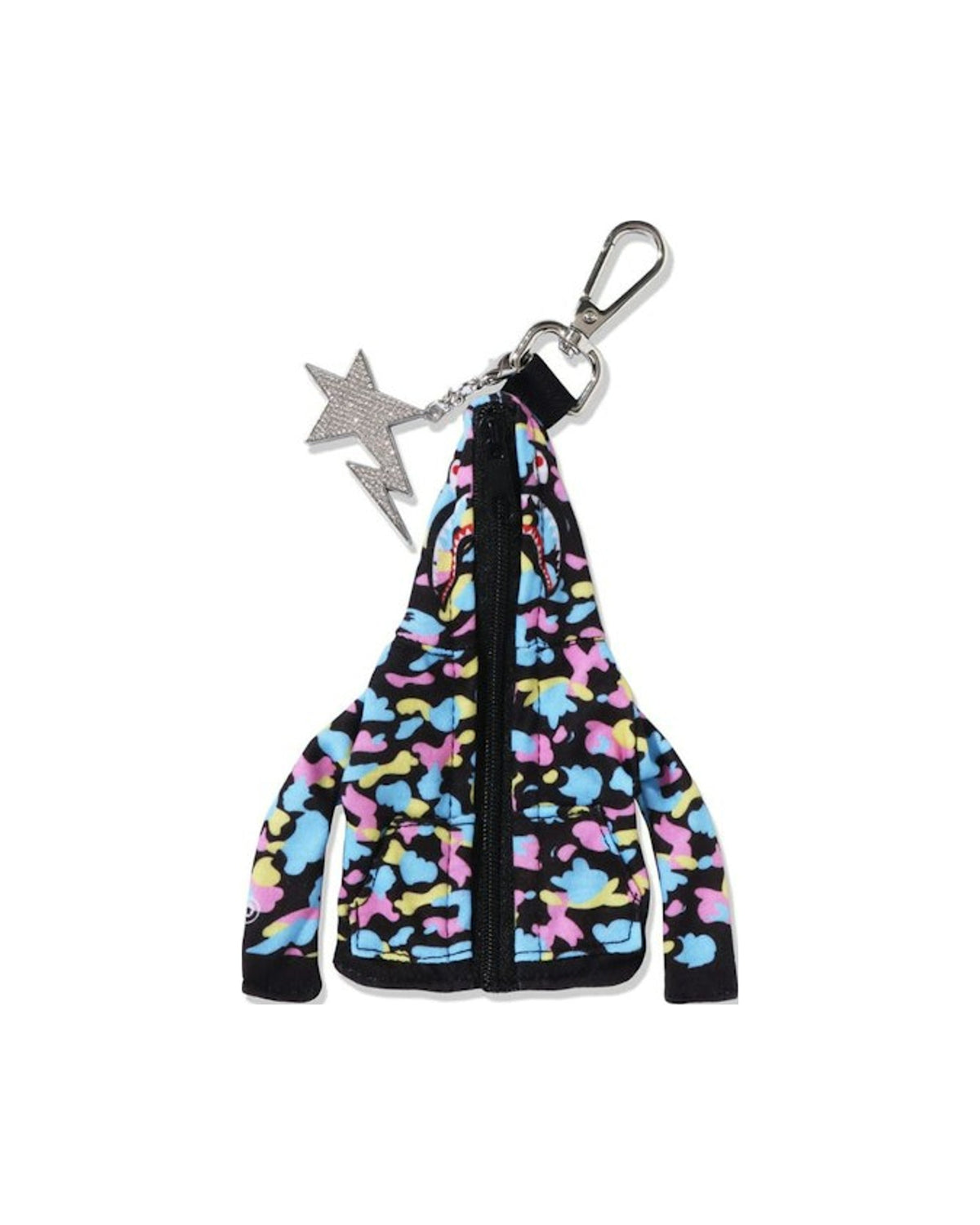 BAPE Shark Full Zip Hoodie Keychain Black