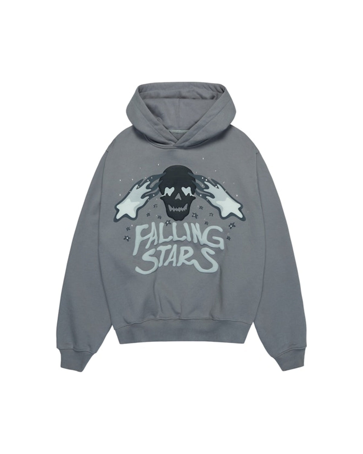 Broken Planet Falling Stars Hoodie Dark Gray