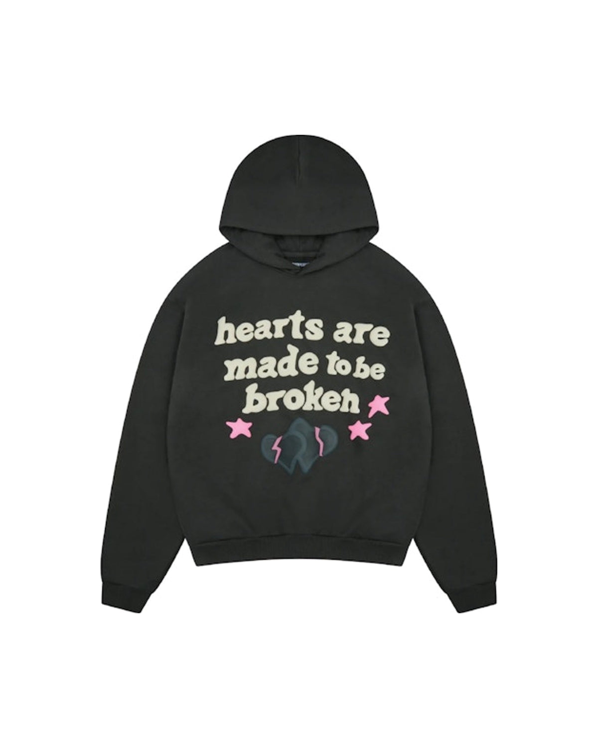 Broken Planet Hearts Are Made To Be Broken Hoodie (SS25) Soot Black
