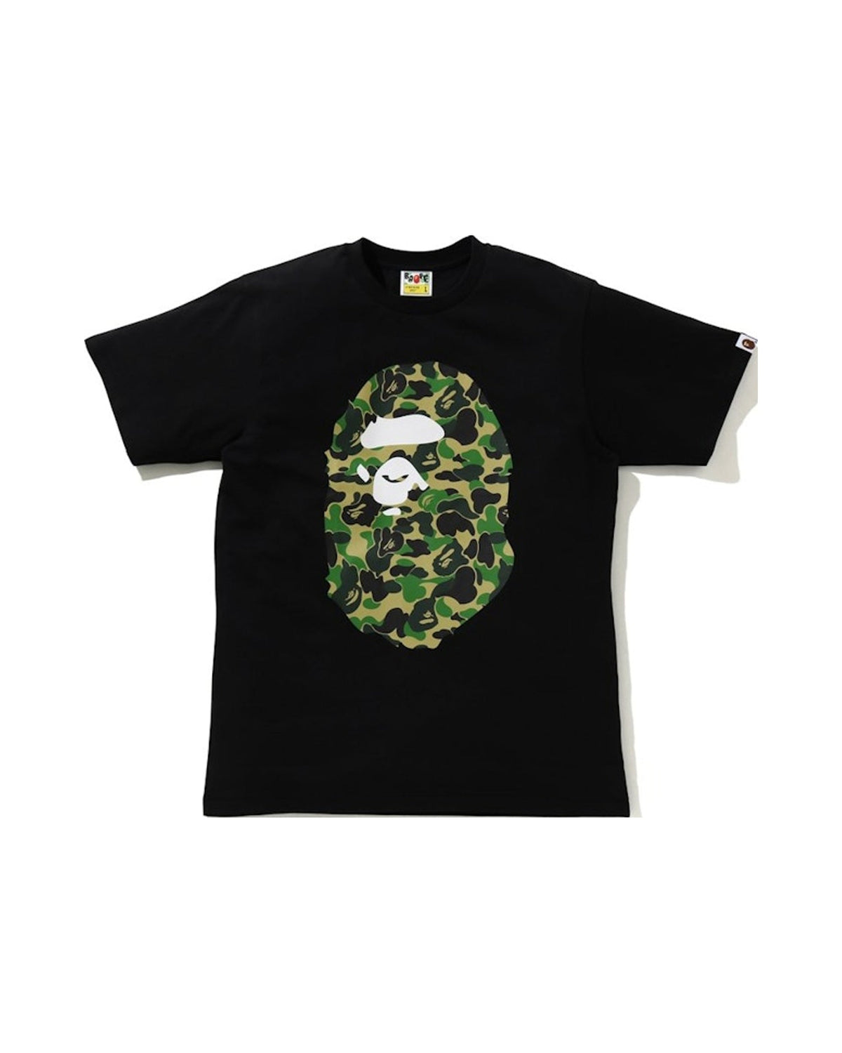 BAPE ABC Camo Big Ape Head Tee Black