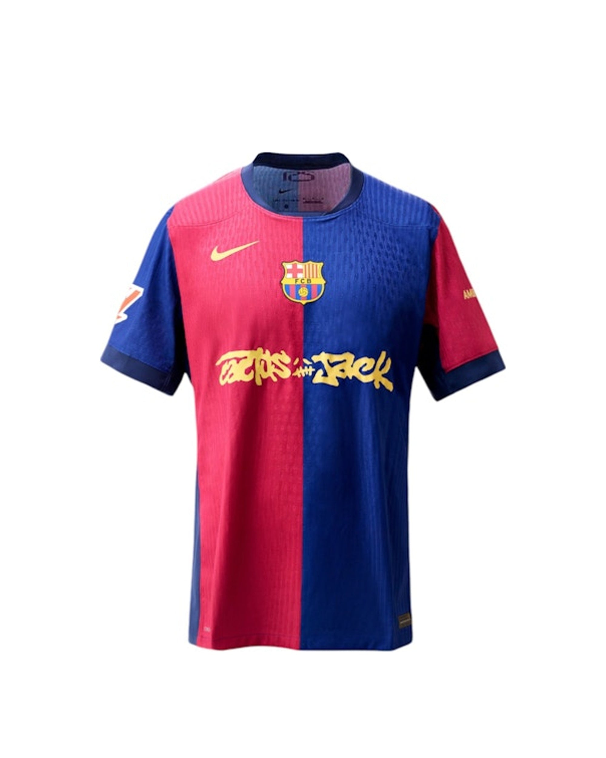 FC Barcelona x Travis Scott Limited Edition Match Home 2024/25 Jersey Blue/Scarlet