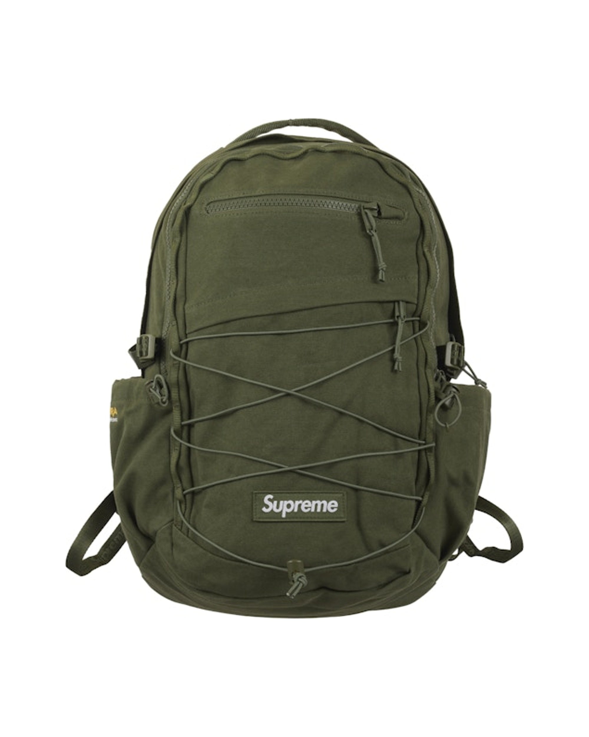 Supreme Logo Backpack (SS25) Olive