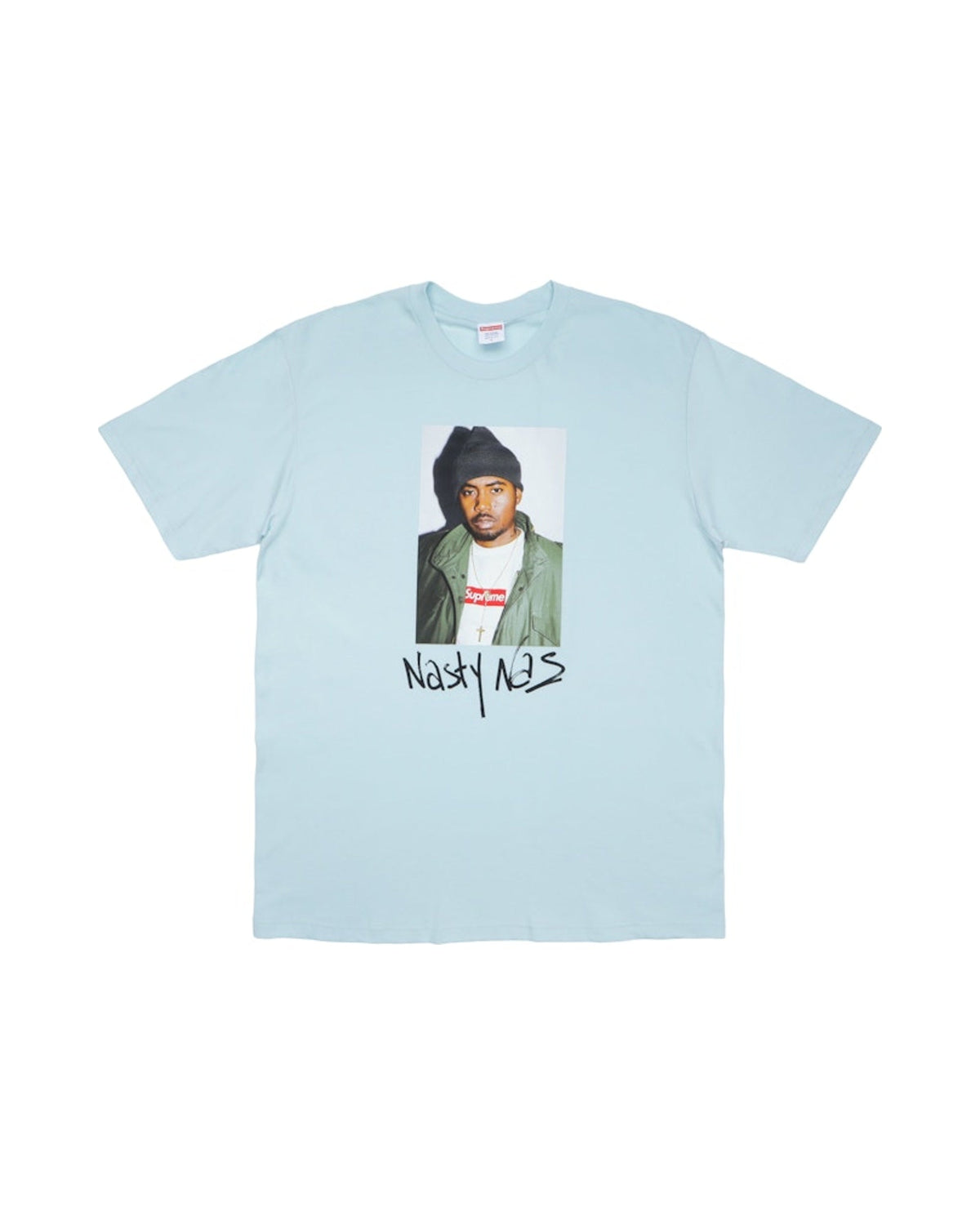 Supreme Nas Tee Pale Blue