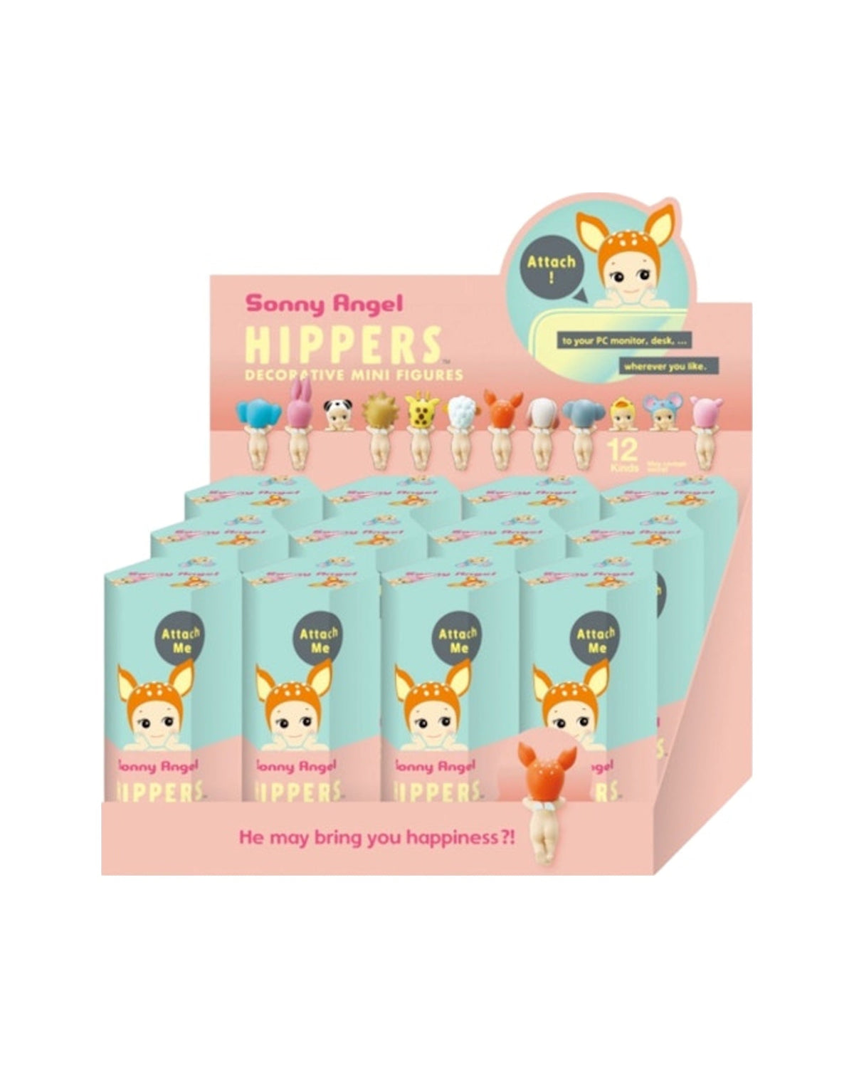 Sonny Angel Hippers Animals Series Sealed Case (12 Blind Box)