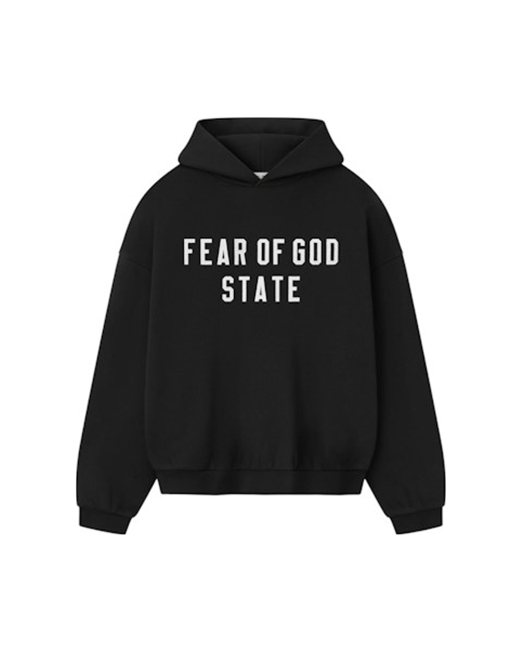 Fear of God Essentials 90's Fleece Hoodie Jet Black