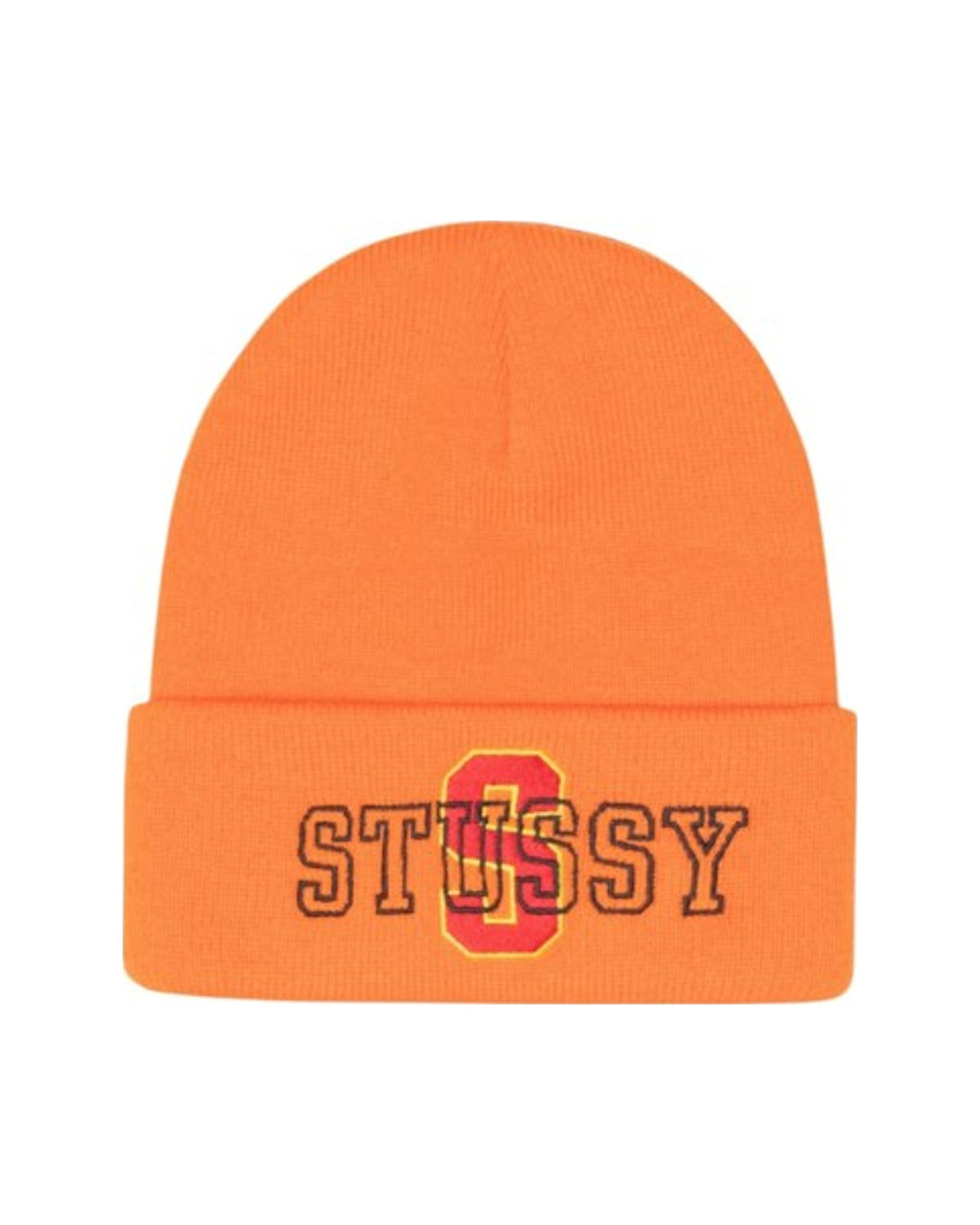 Stussy Cuff Varsity S Beanie Orange