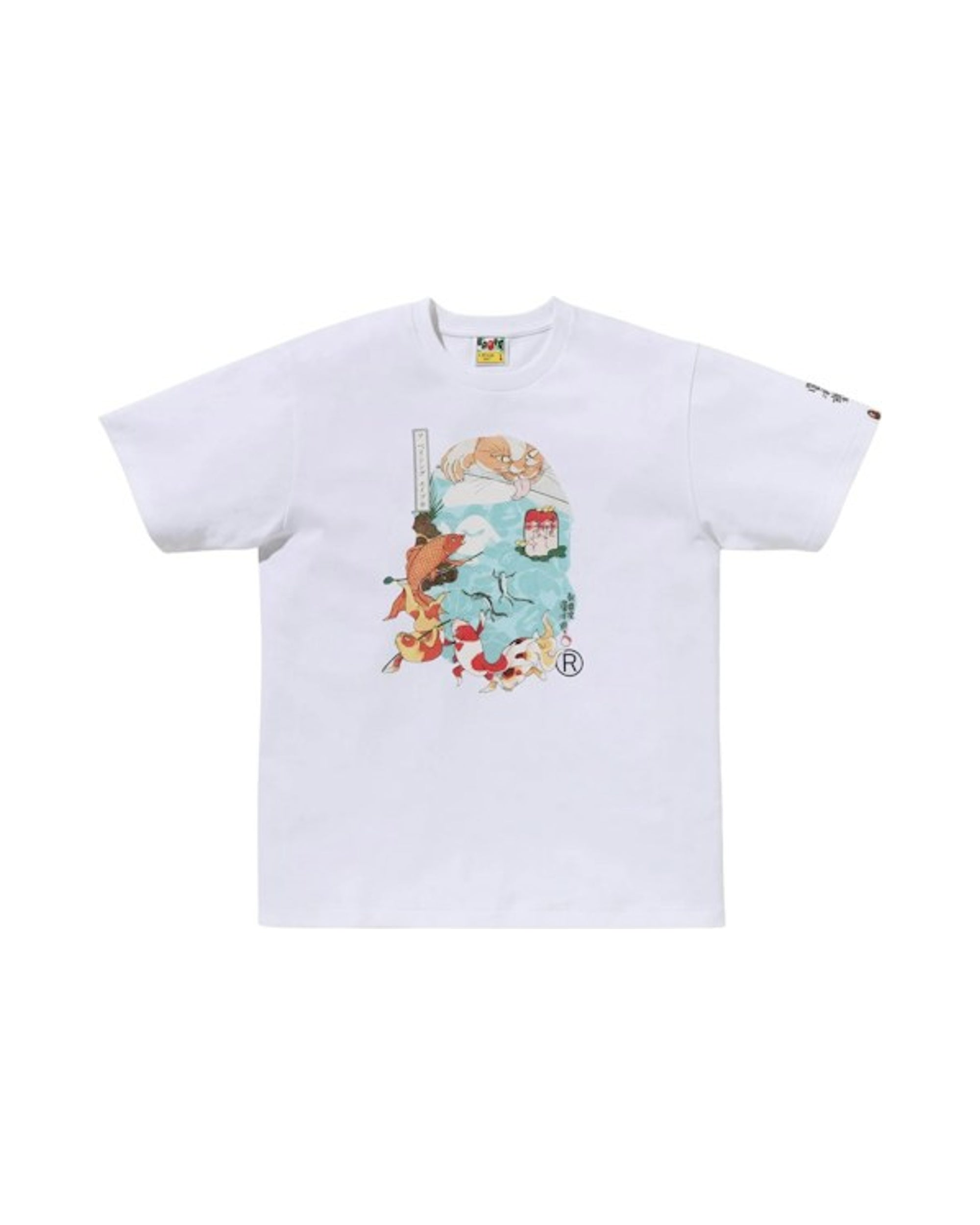 BAPE x Ukiyo-E Ape Head 4 Tee White