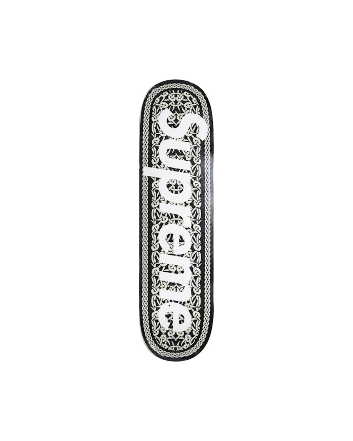 Supreme Celtic Knot Skateboard Deck Black