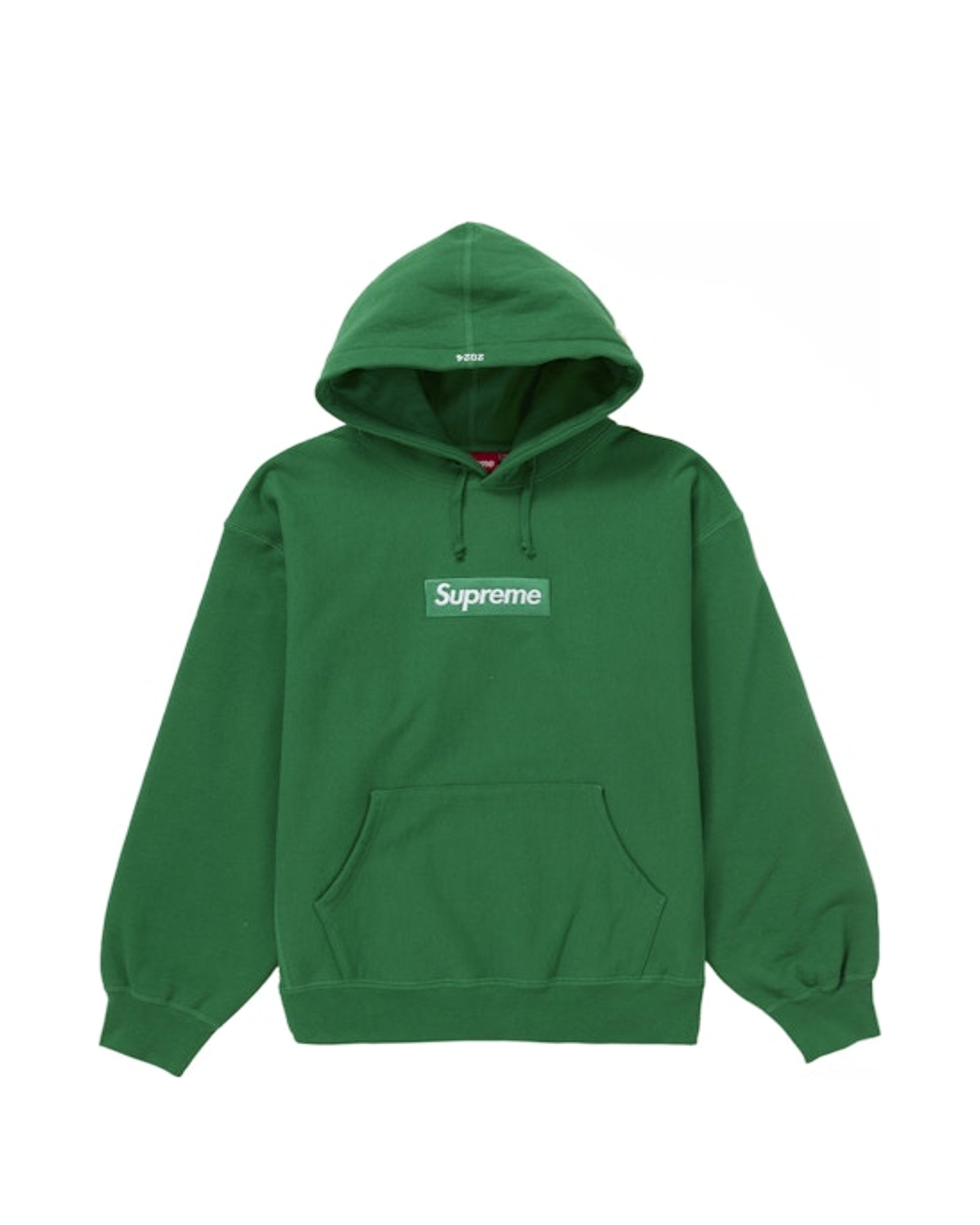 Supreme Box Logo Hoodie (FW24) Green