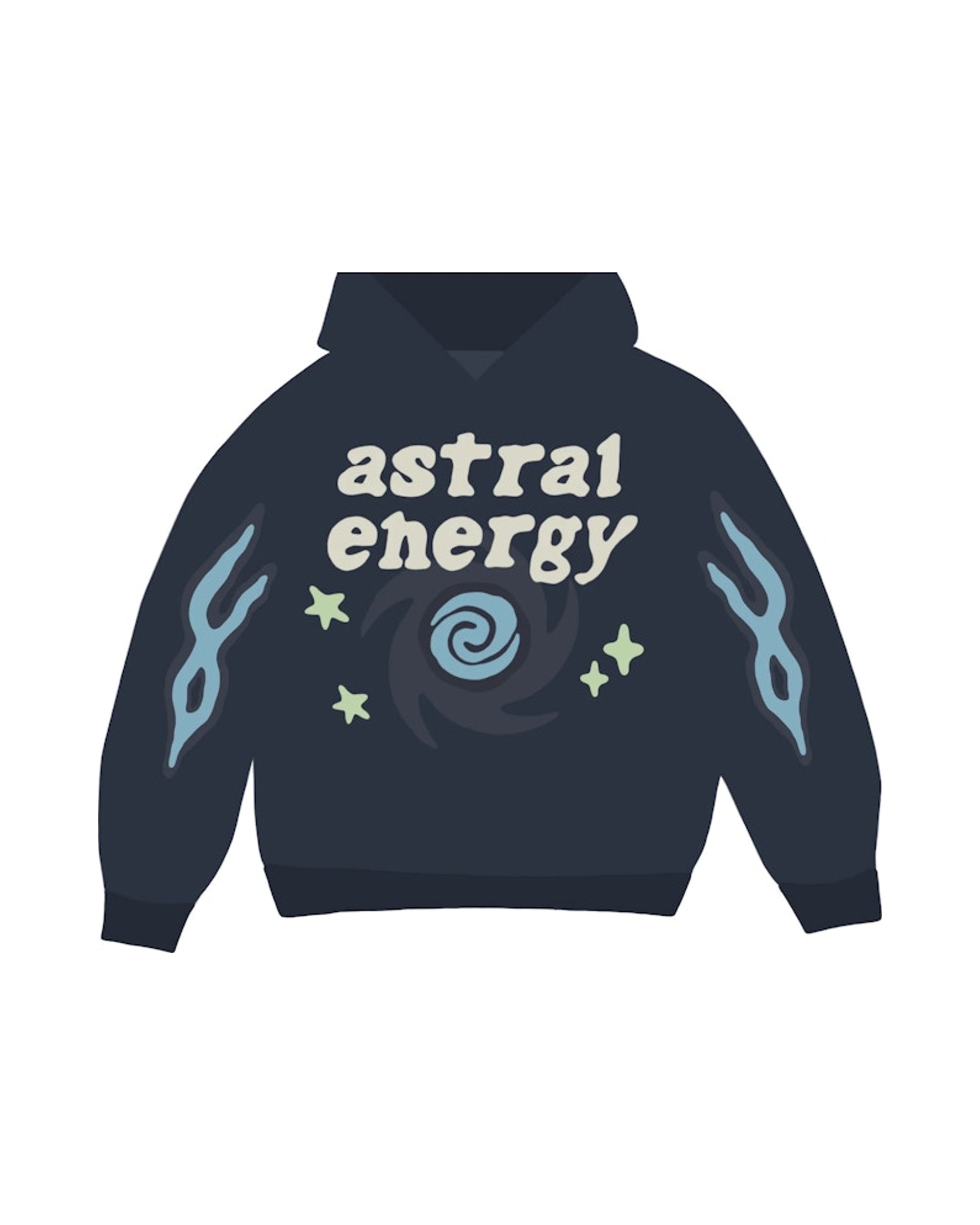 Broken Planet Astral Energy Hoodie Outer Space Blue