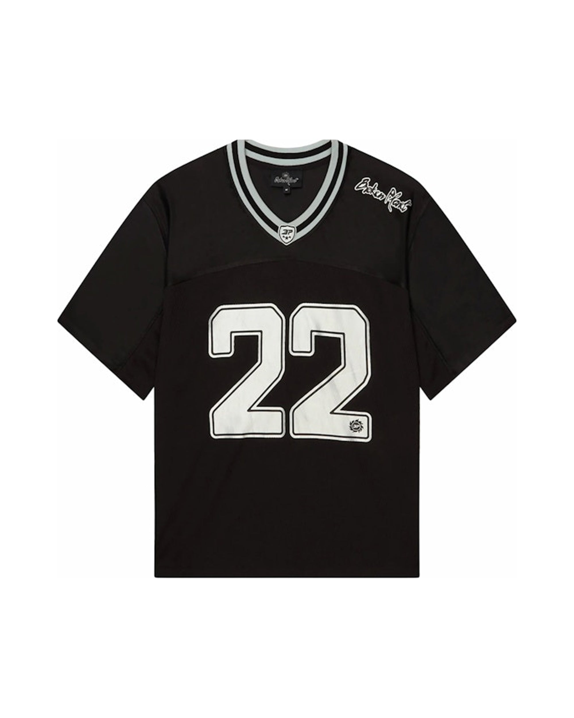Broken Planet Football Jersey (FW24) Black/Silver
