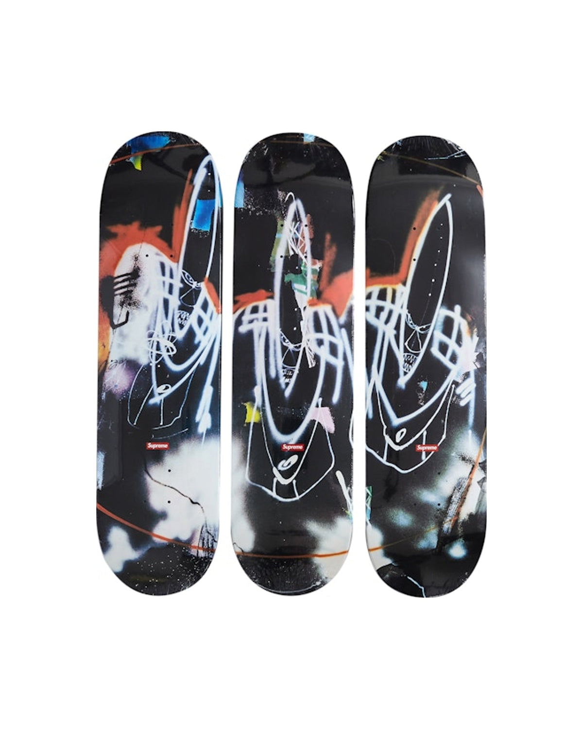 Supreme Futura Skateboard Deck Set Black