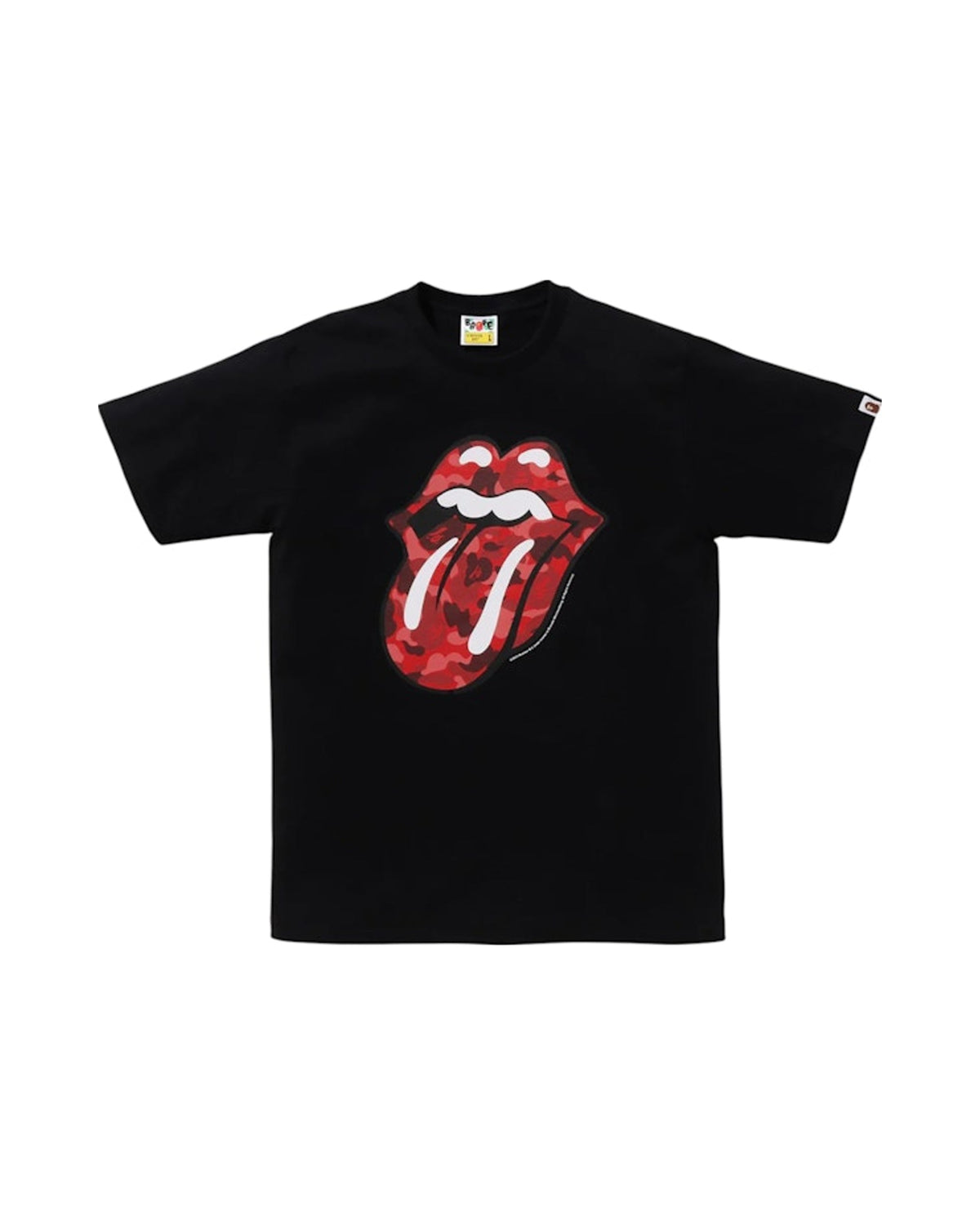 BAPE x Rolling Stones Tee Black