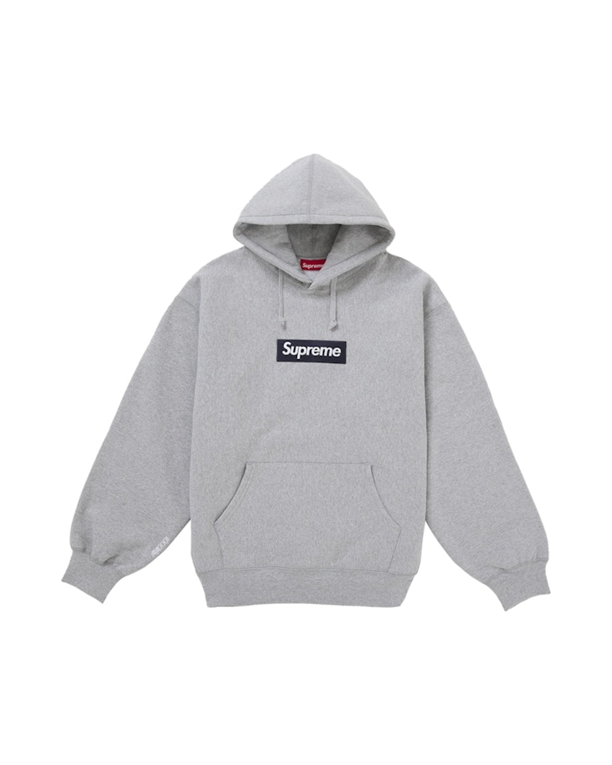 Supreme Box Logo Hooded Sweatshirt (FW25) Heather Grey