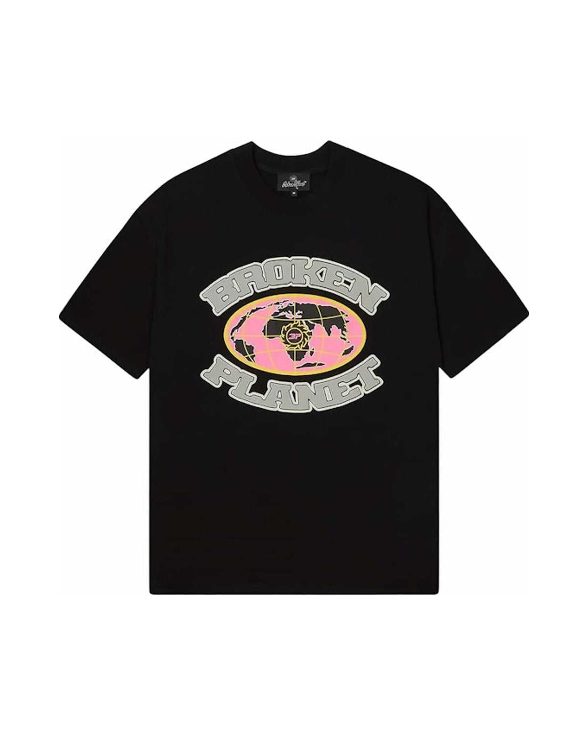 Broken Planet Grid T-shirt Midnight Black